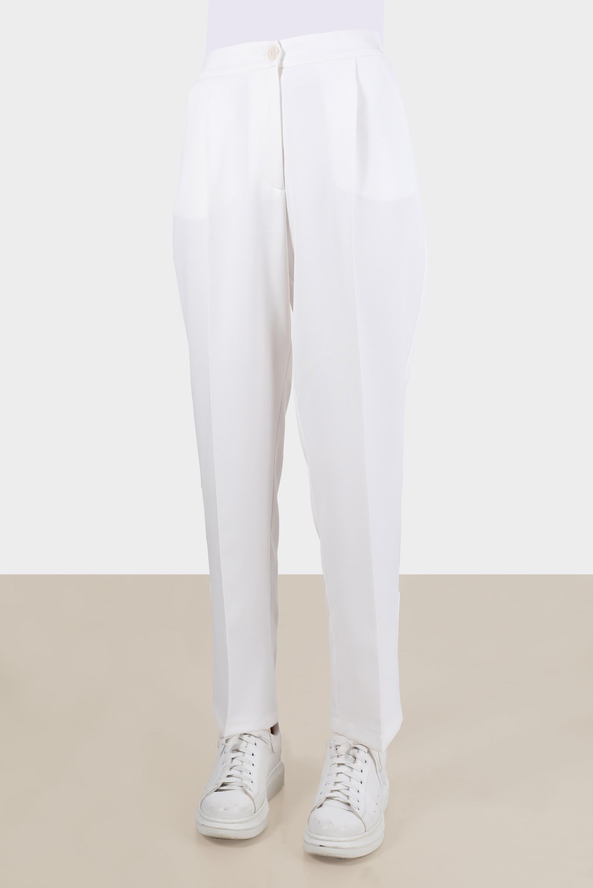 Vêtements hijab BLANC PANTALON DÉTAILS PLIS 70363
