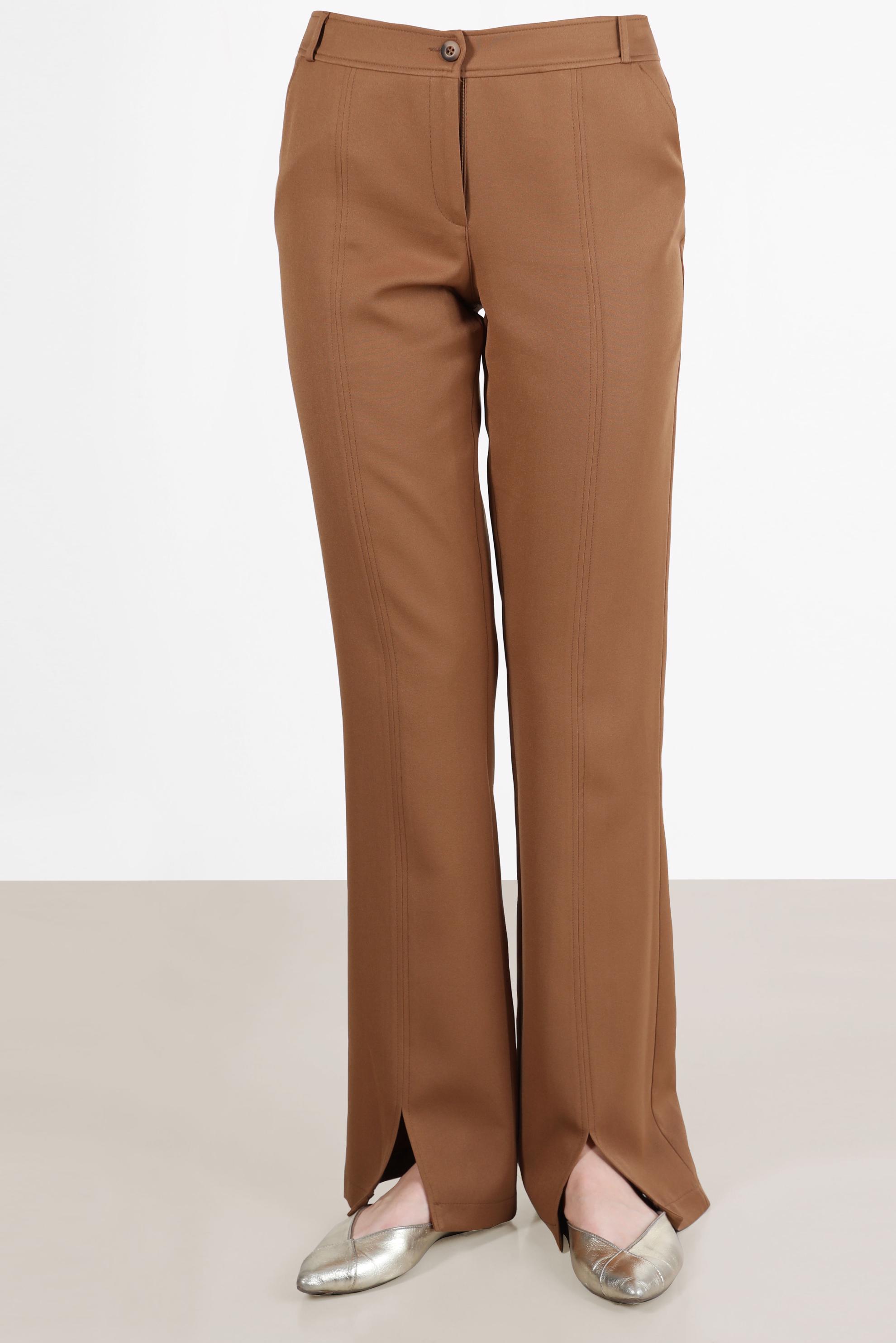 Vêtements hijab JAUNE PANTALON DÉTAILS FENTES 70366