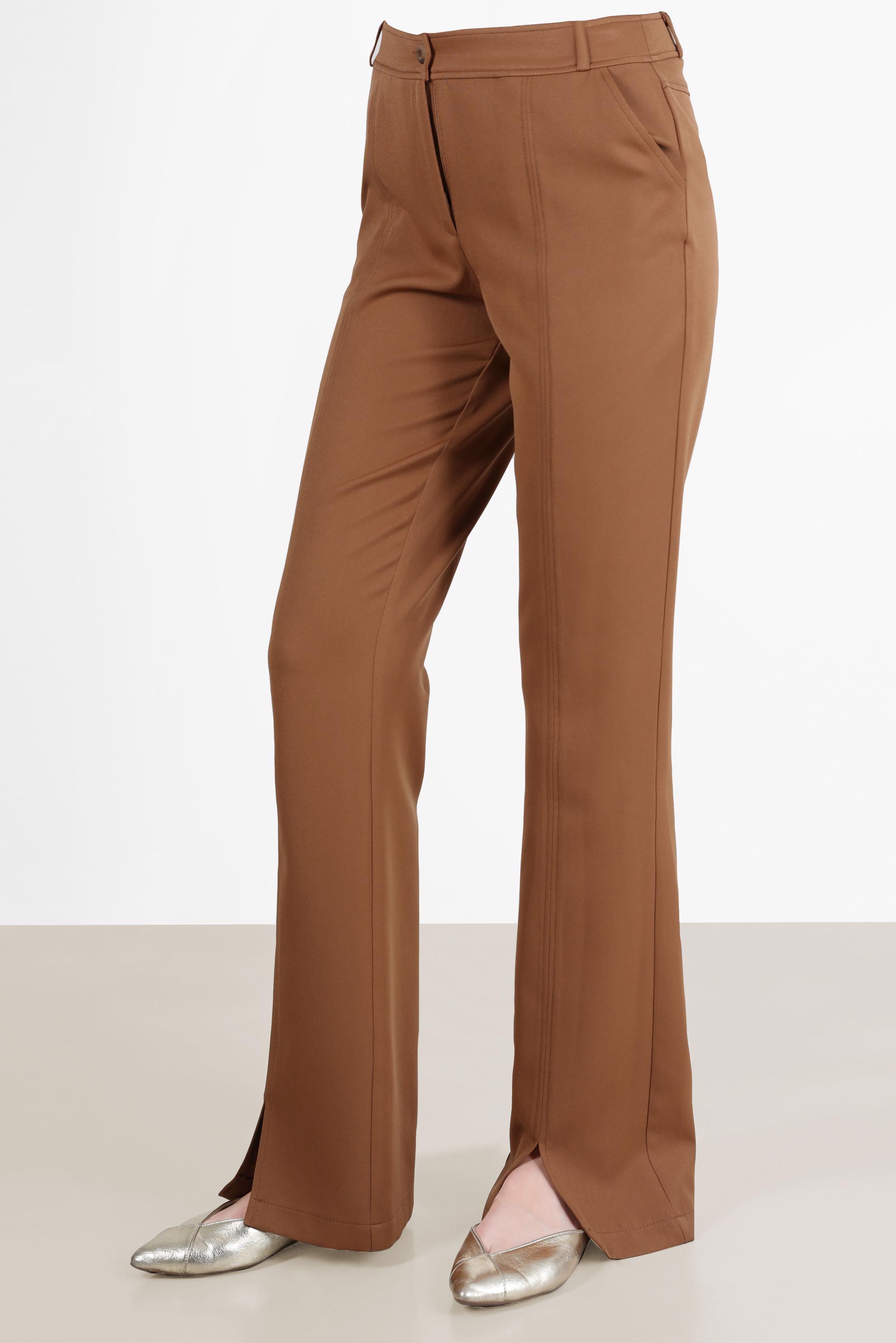 Vêtements hijab JAUNE PANTALON DÉTAILS FENTES 70366