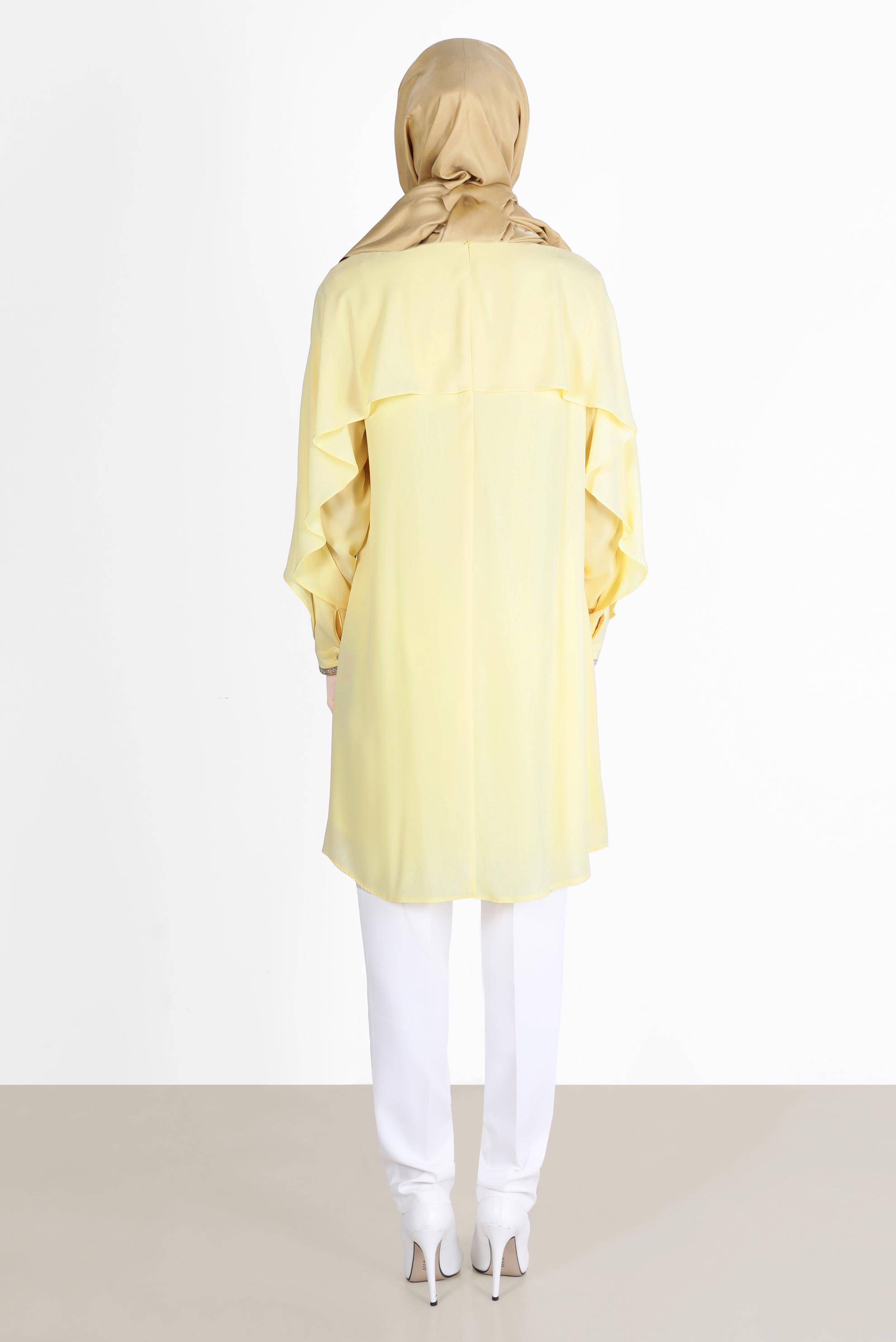 Tesettür giyim BEYAZ KLASİK KESİM PANTOLON 70367