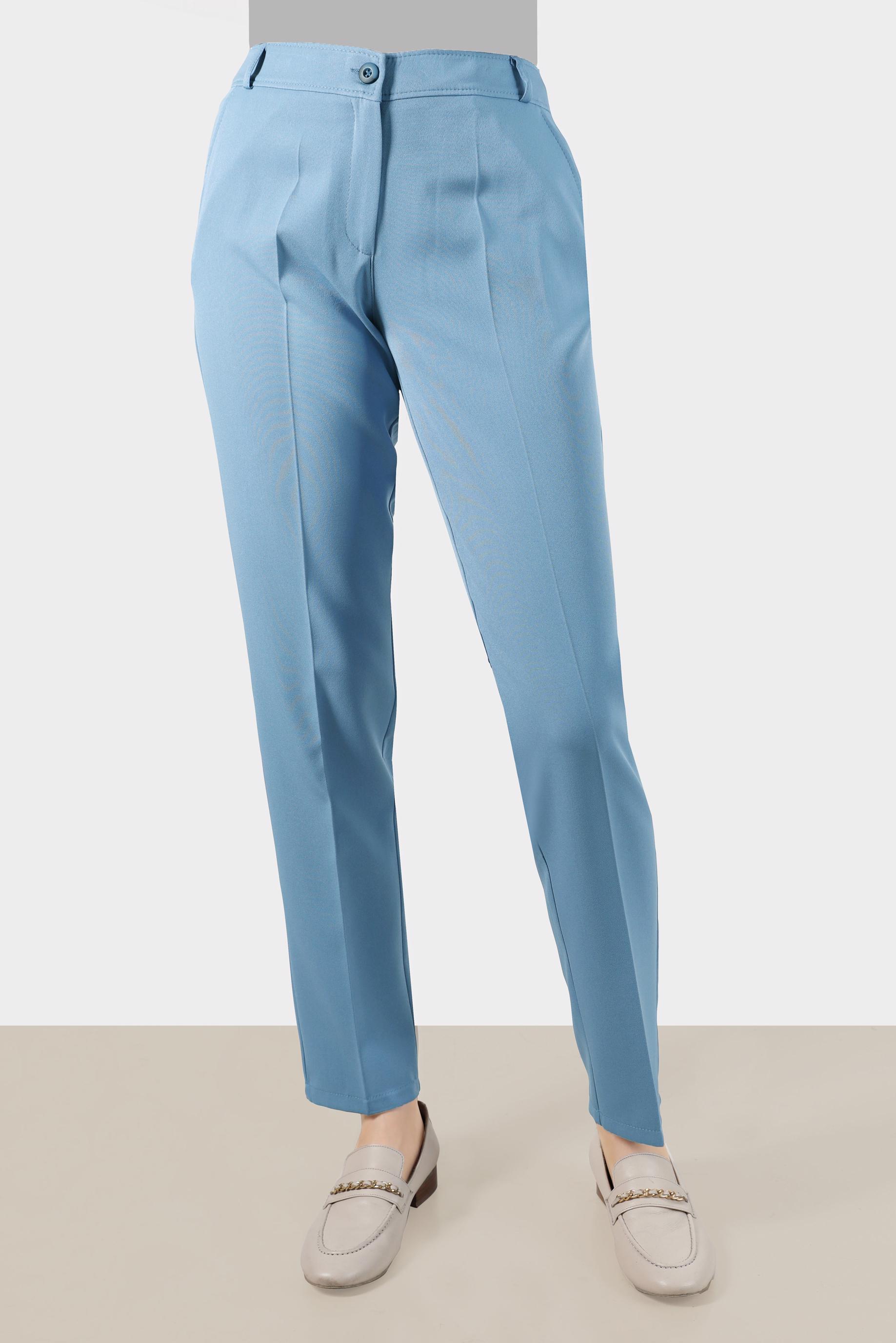 Tesettür giyim MAVİ KLASİK KESİM PANTOLON 70367