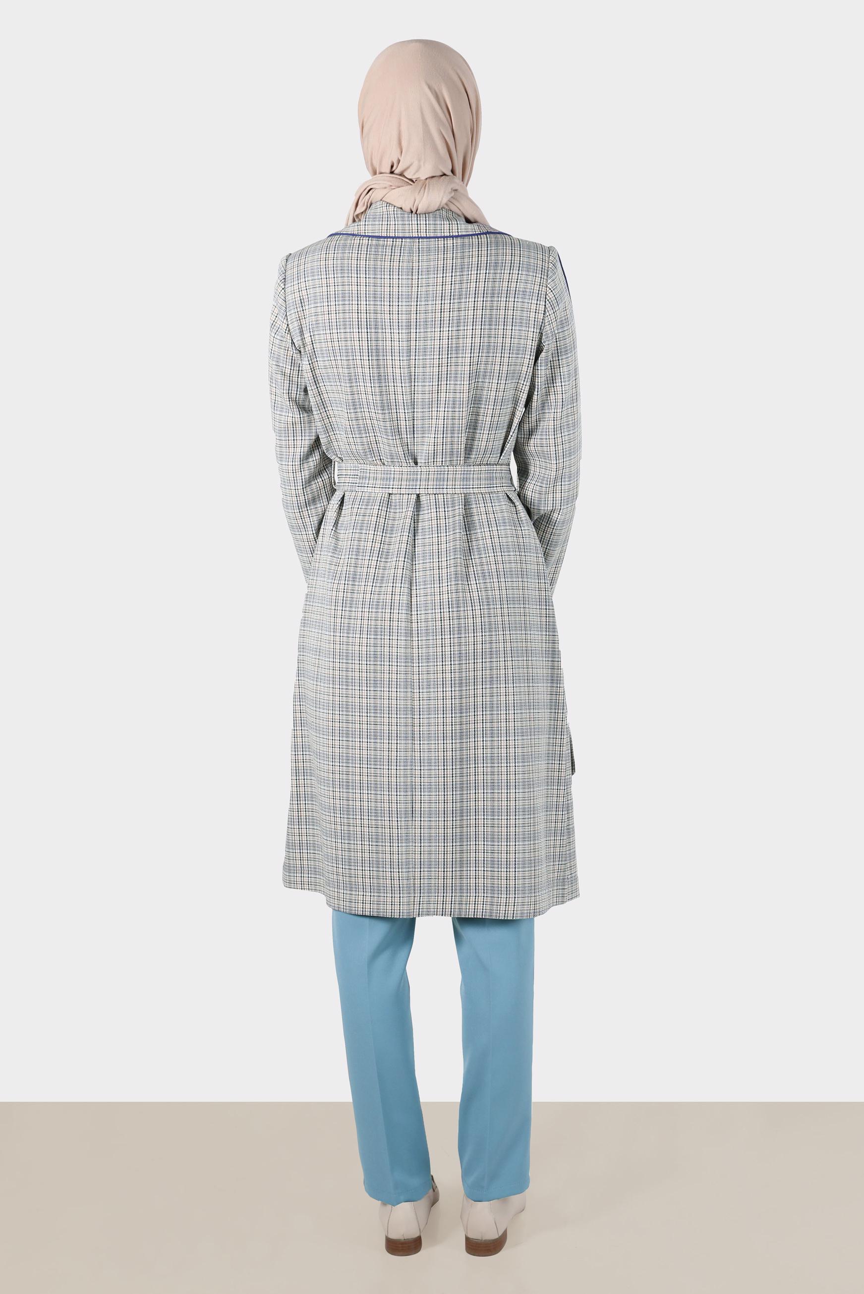 Tesettür giyim MAVİ KLASİK KESİM PANTOLON 70367