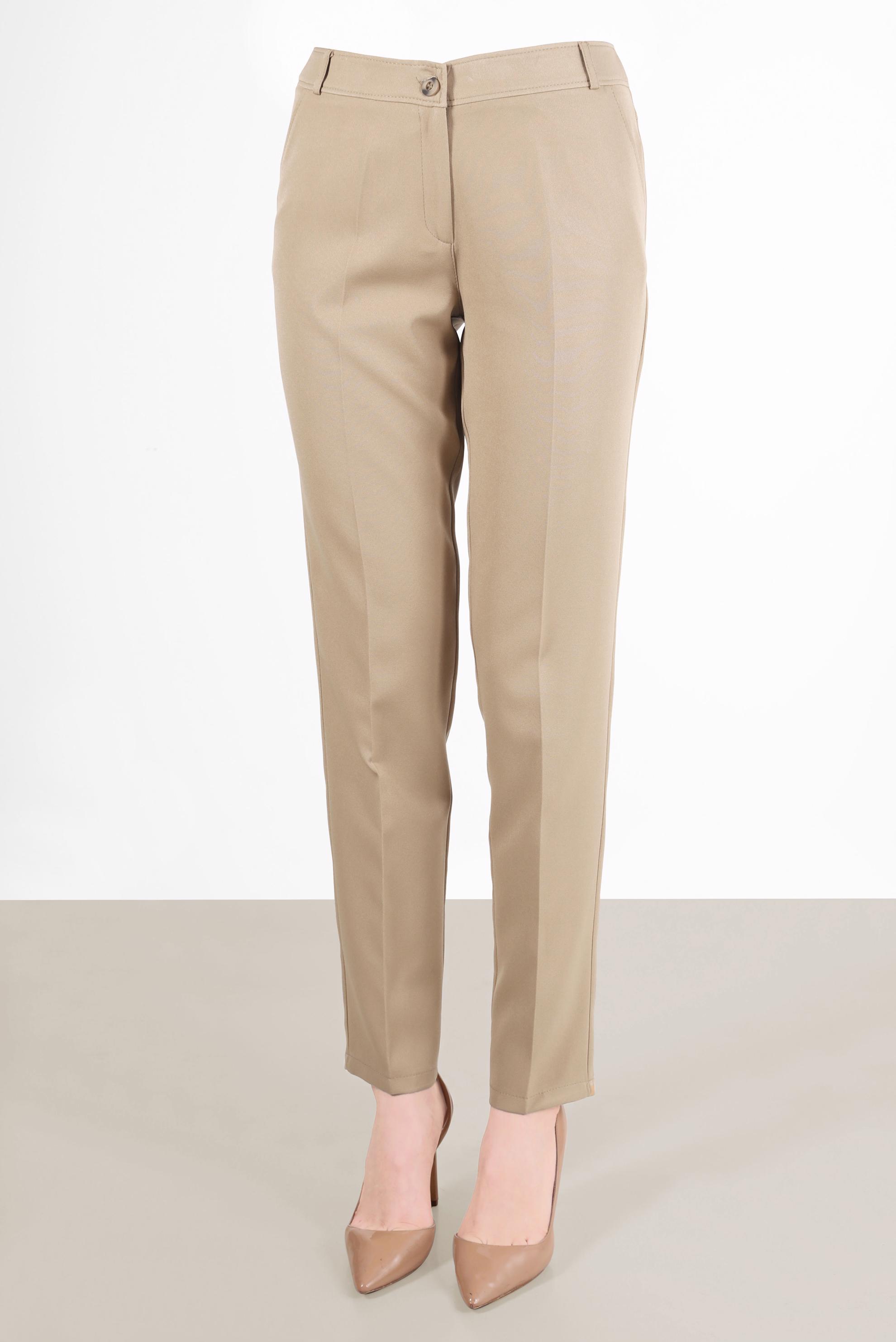 Tesettür giyim BEJ KLASİK KESİM PANTOLON 70367