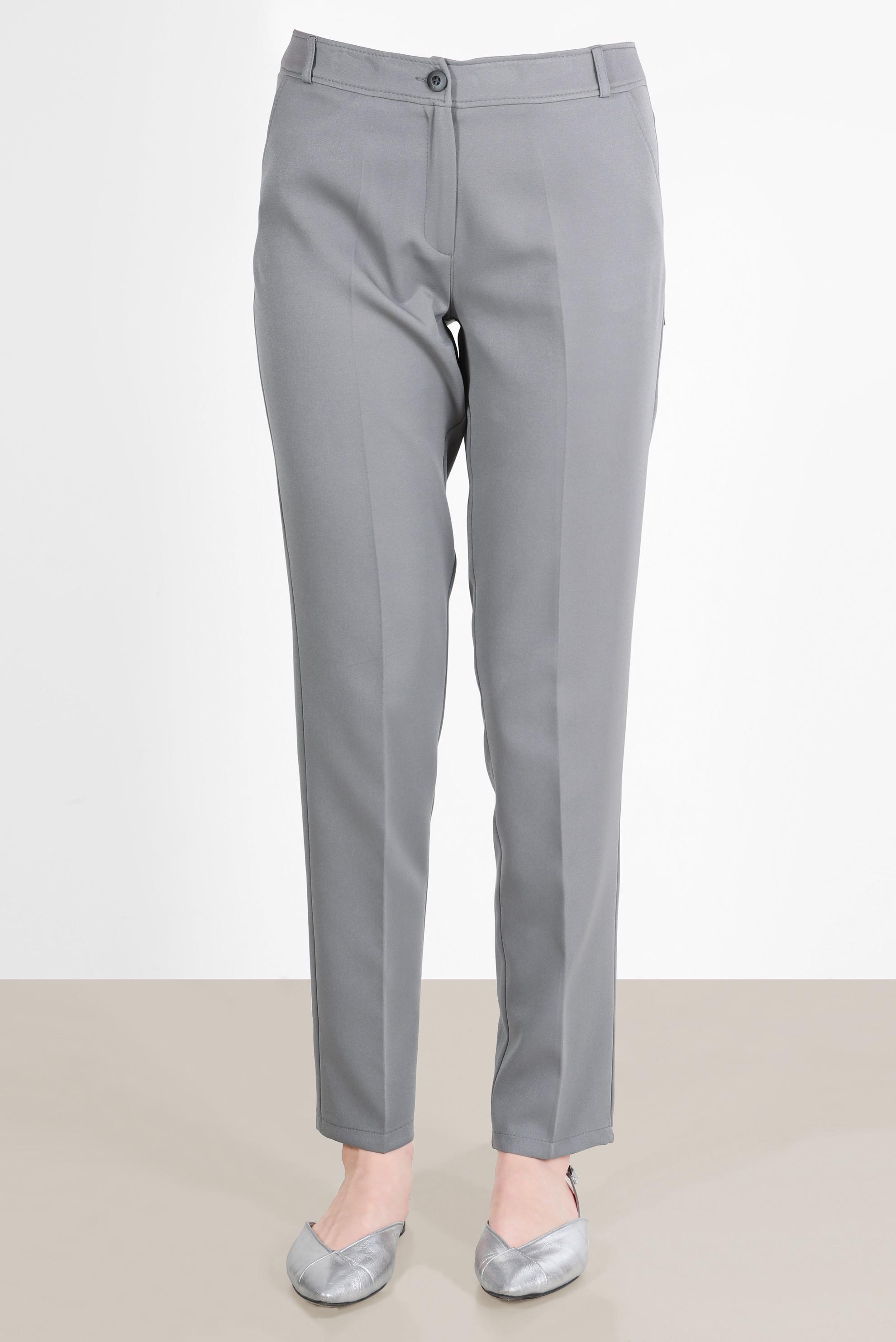 Tesettür giyim GRİ KLASİK KESİM PANTOLON 70367