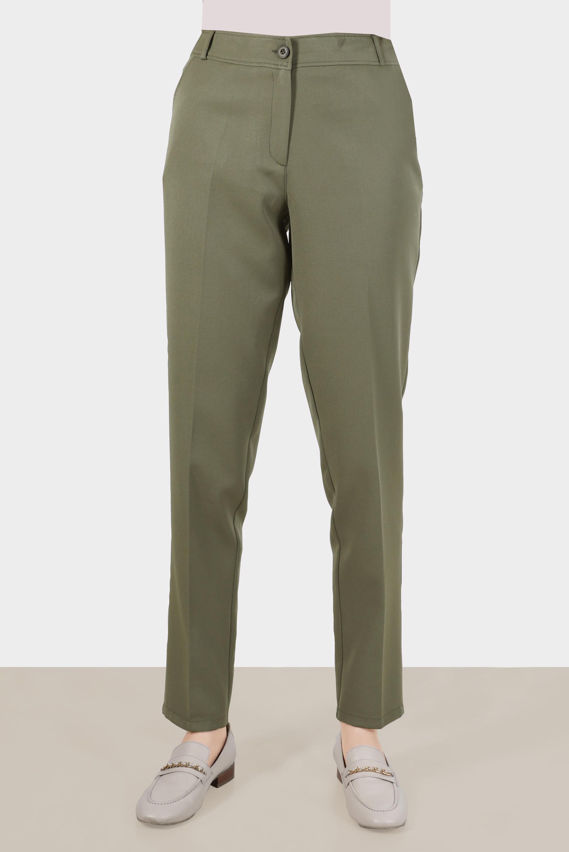 Tesettür giyim HAKİ KLASİK KESİM PANTOLON 70367