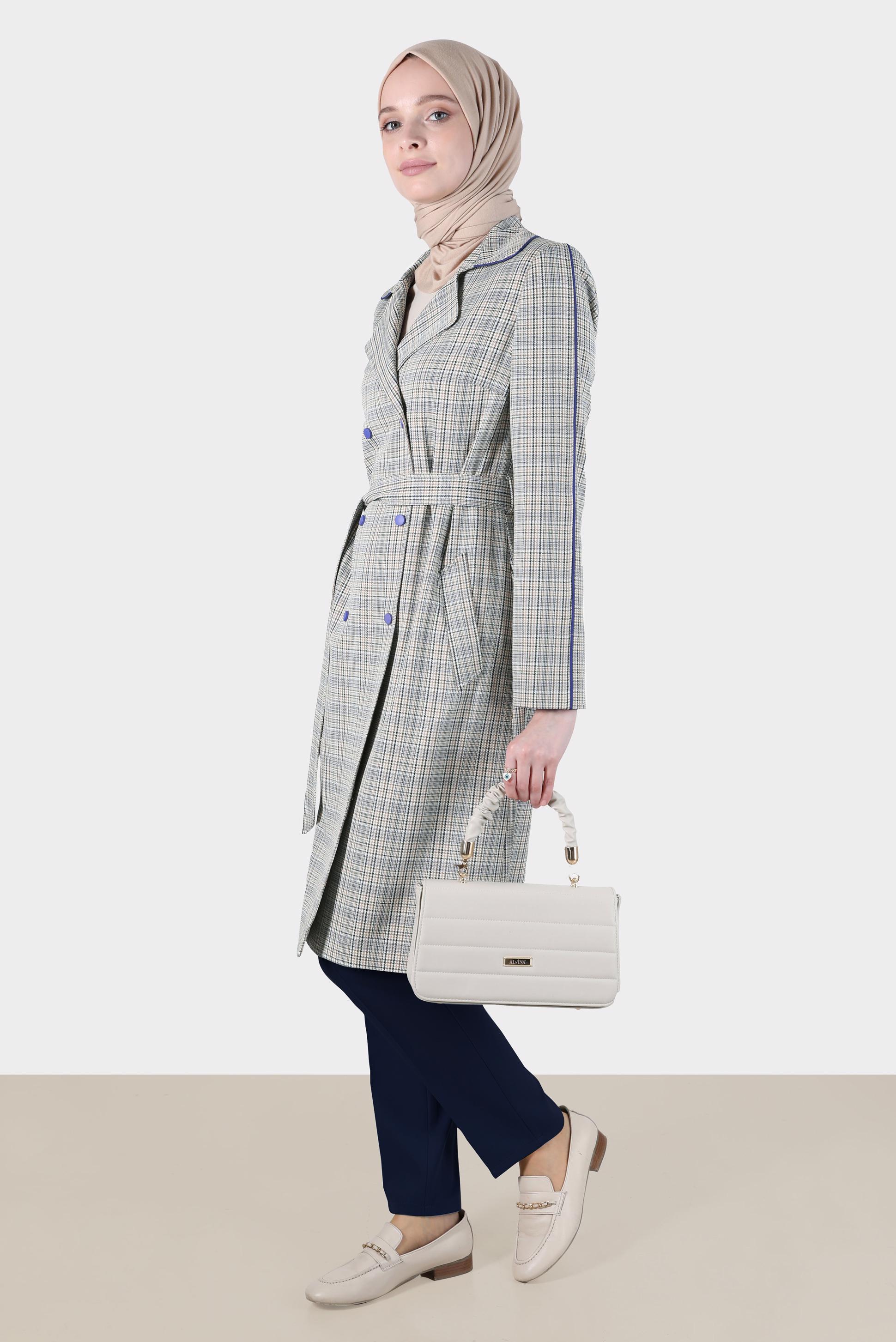 Tesettür giyim LACİVERT KLASİK KESİM PANTOLON 70367