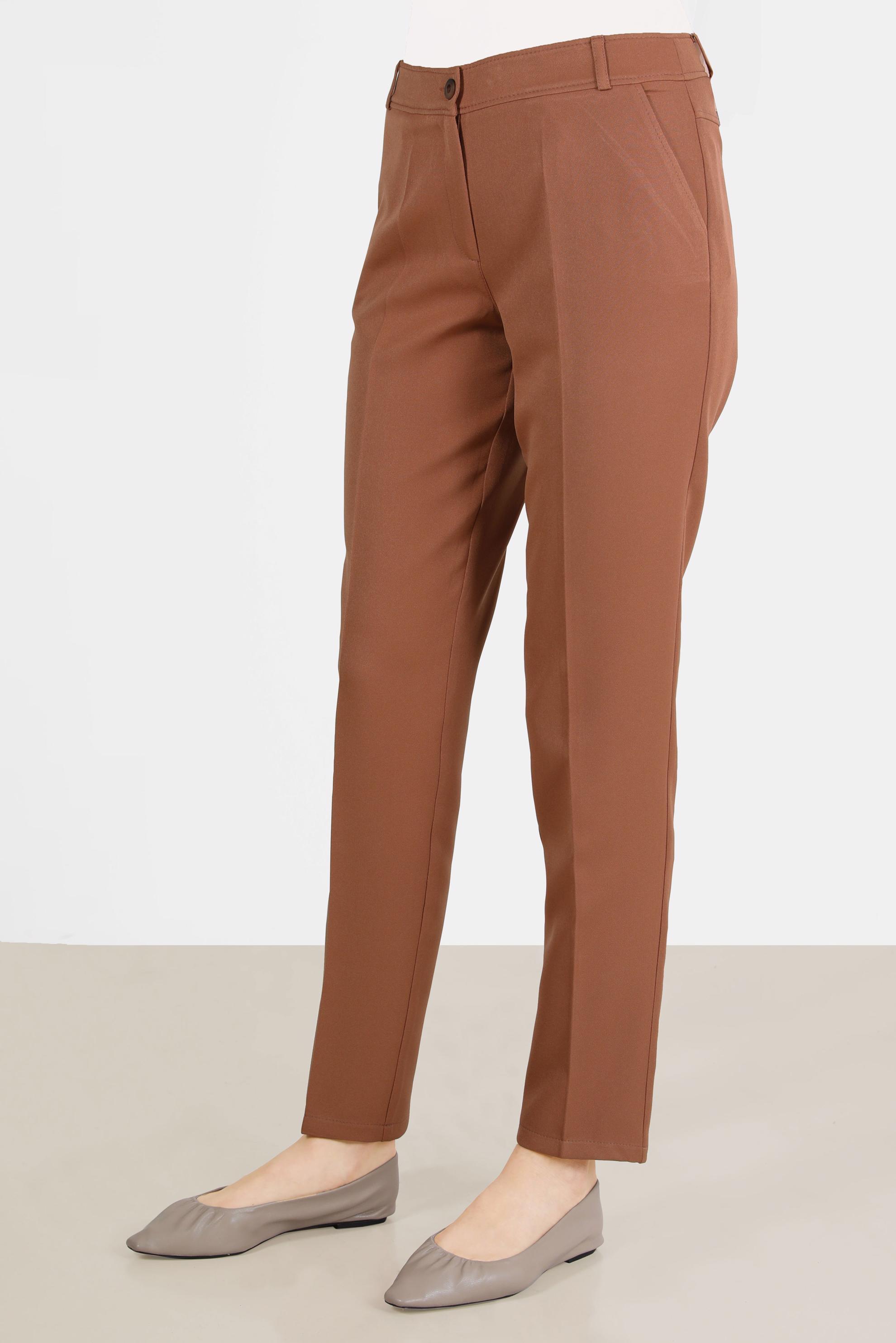 Tesettür giyim TABA KLASİK KESİM PANTOLON 70367