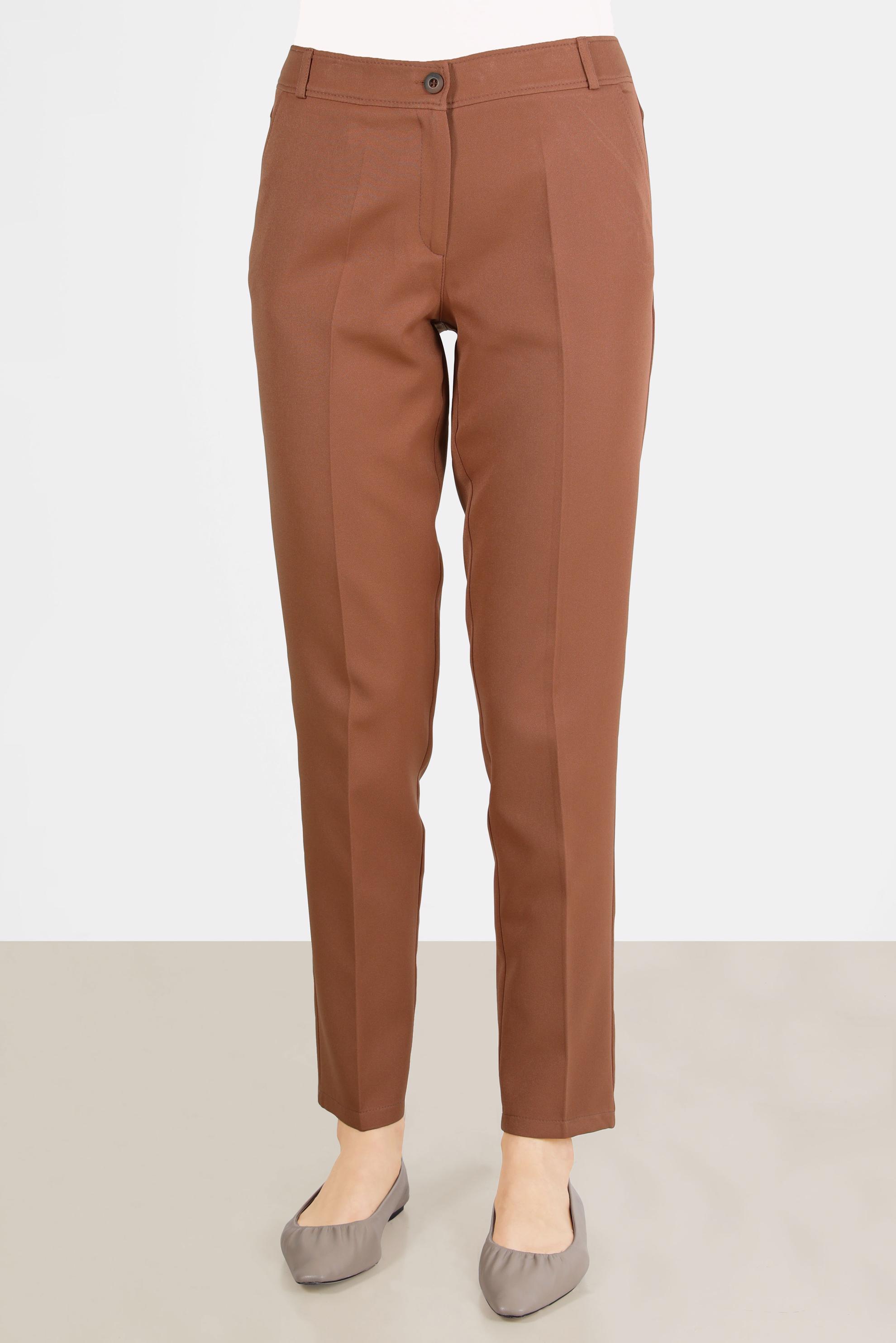 Tesettür giyim TABA KLASİK KESİM PANTOLON 70367