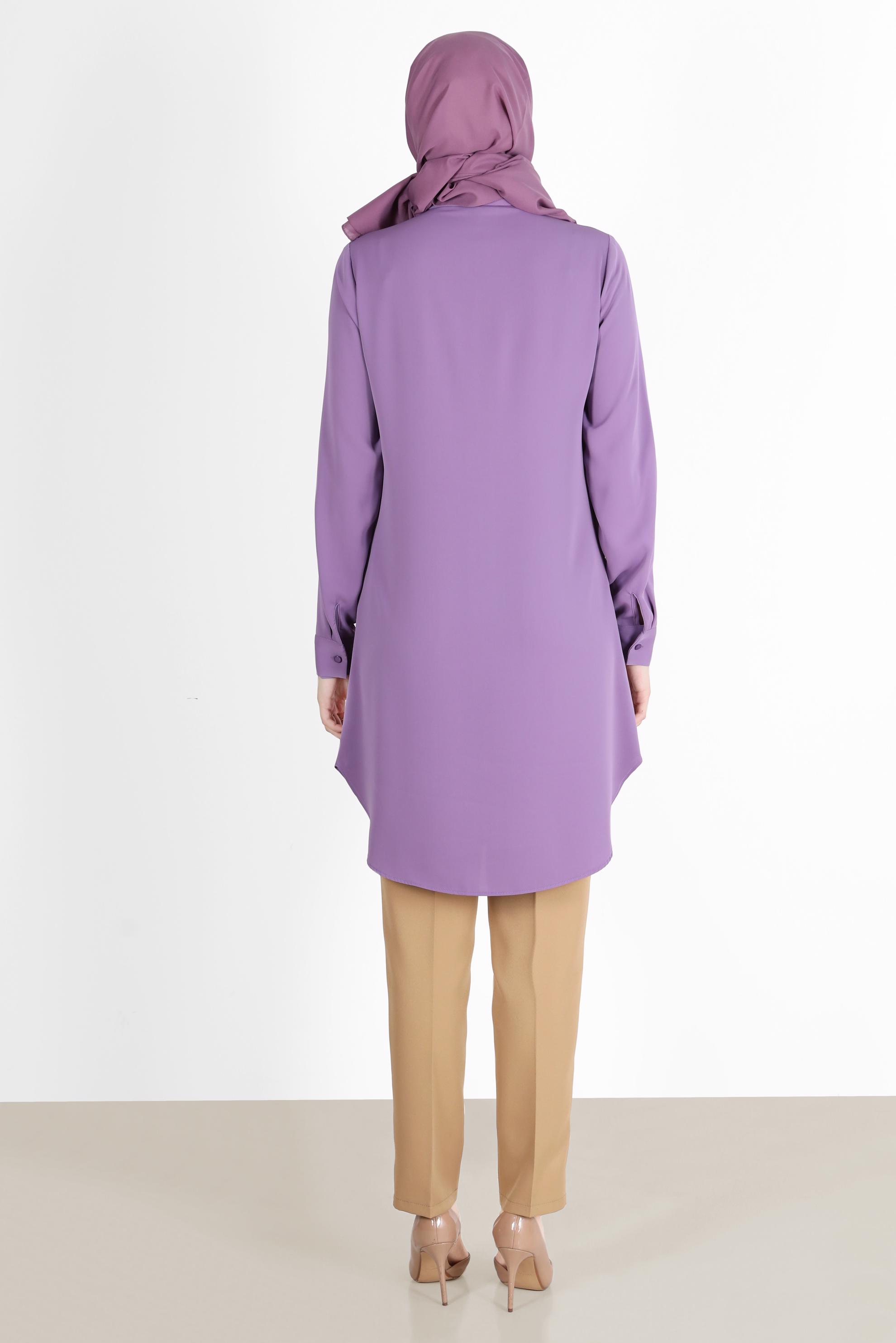 Tesettür giyim KAHVE KLASİK KESİM PANTOLON 70367