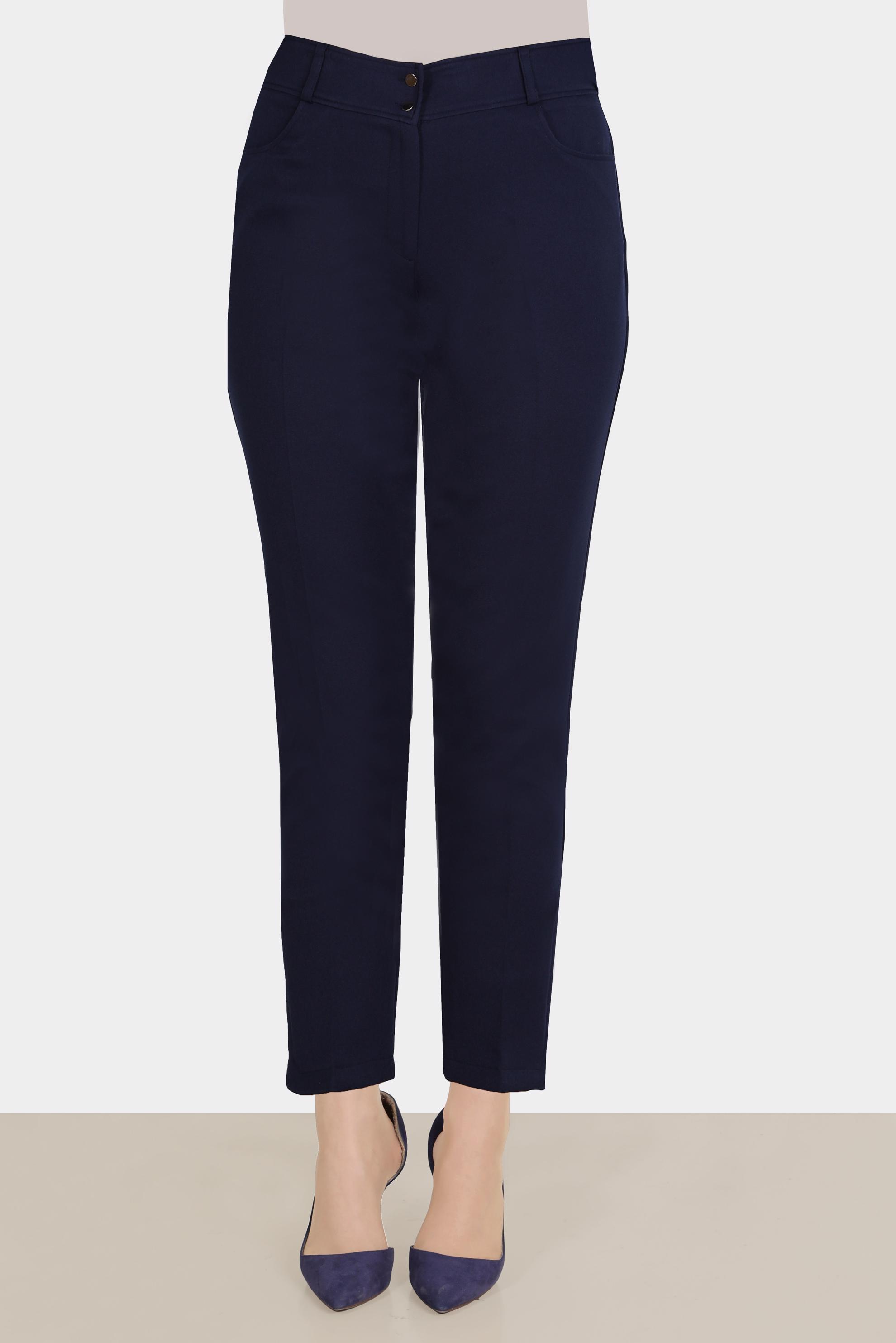 Tesettür giyim LACİVERT PAÇASI FERMUAR DETAYLI PANTOLON 70369 