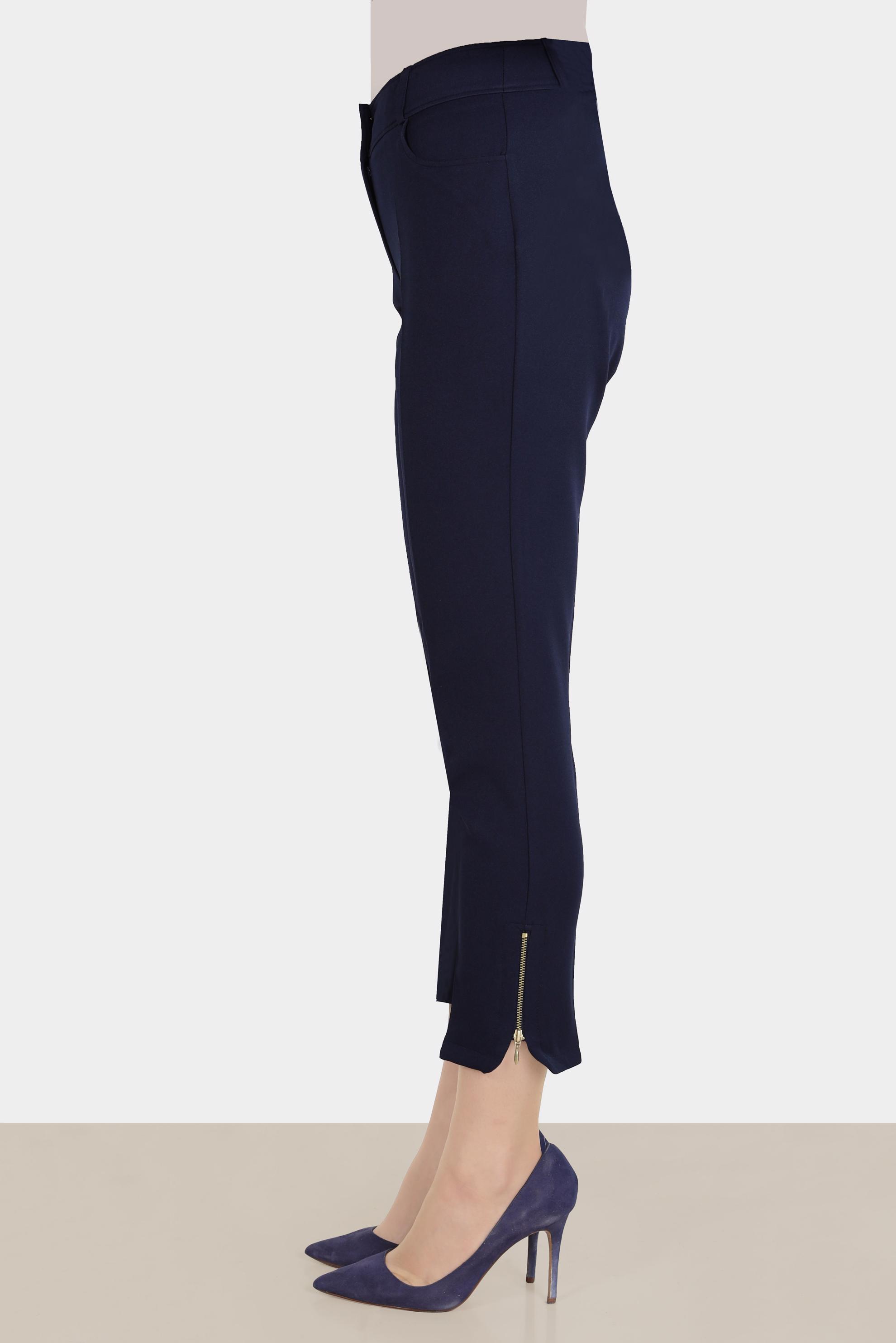 Tesettür giyim LACİVERT PAÇASI FERMUAR DETAYLI PANTOLON 70369 