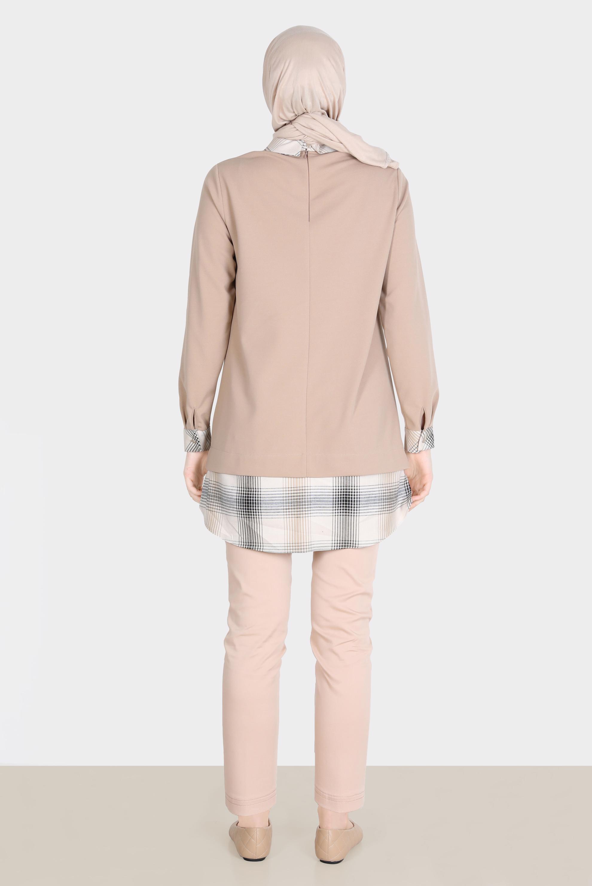 Vêtements hijab BEIGE PANTALON COUPE DROITE 70370