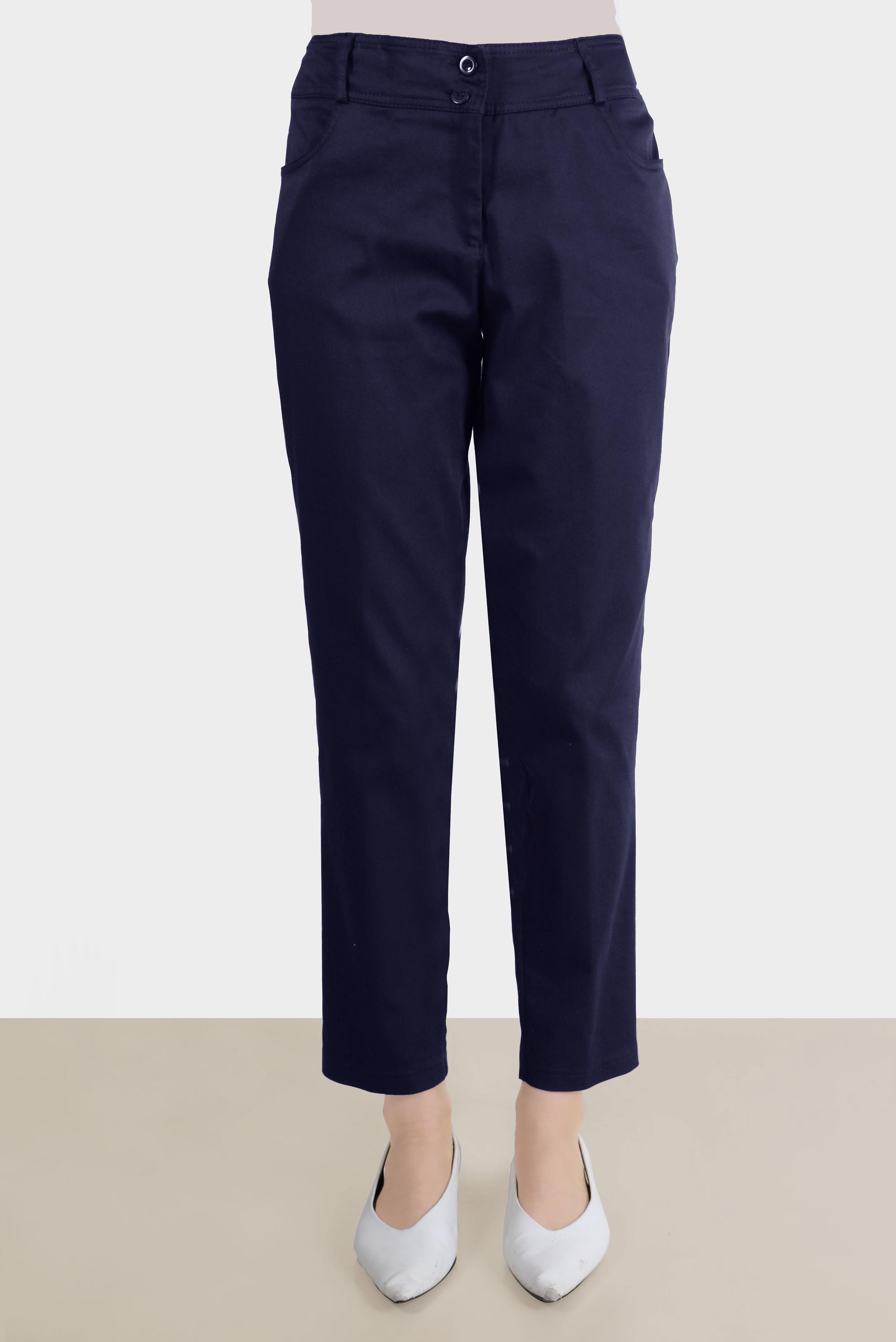 Tesettür giyim LACİVERT BORU PAÇA PANTOLON 70370 