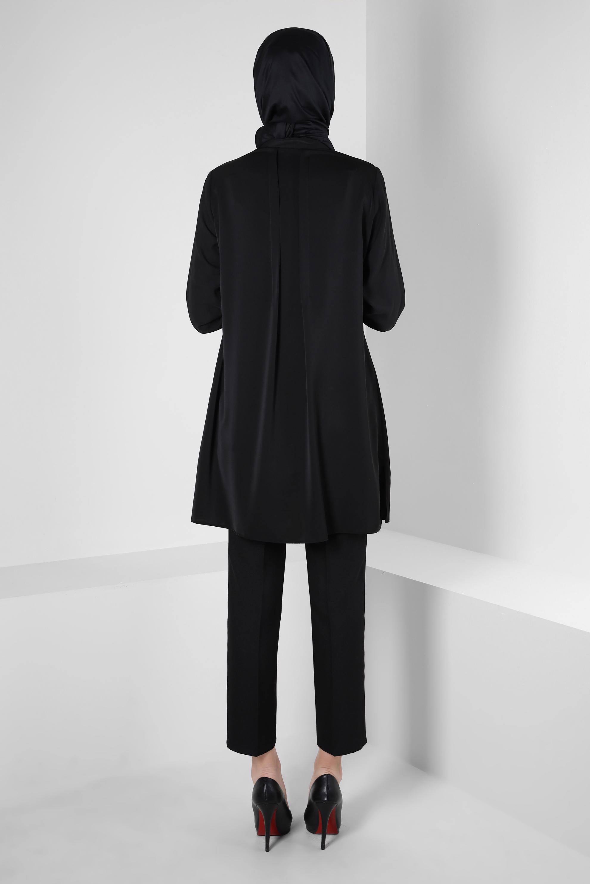 Hijab clothing BLACK SKINNY LEG TROUSERS 70371