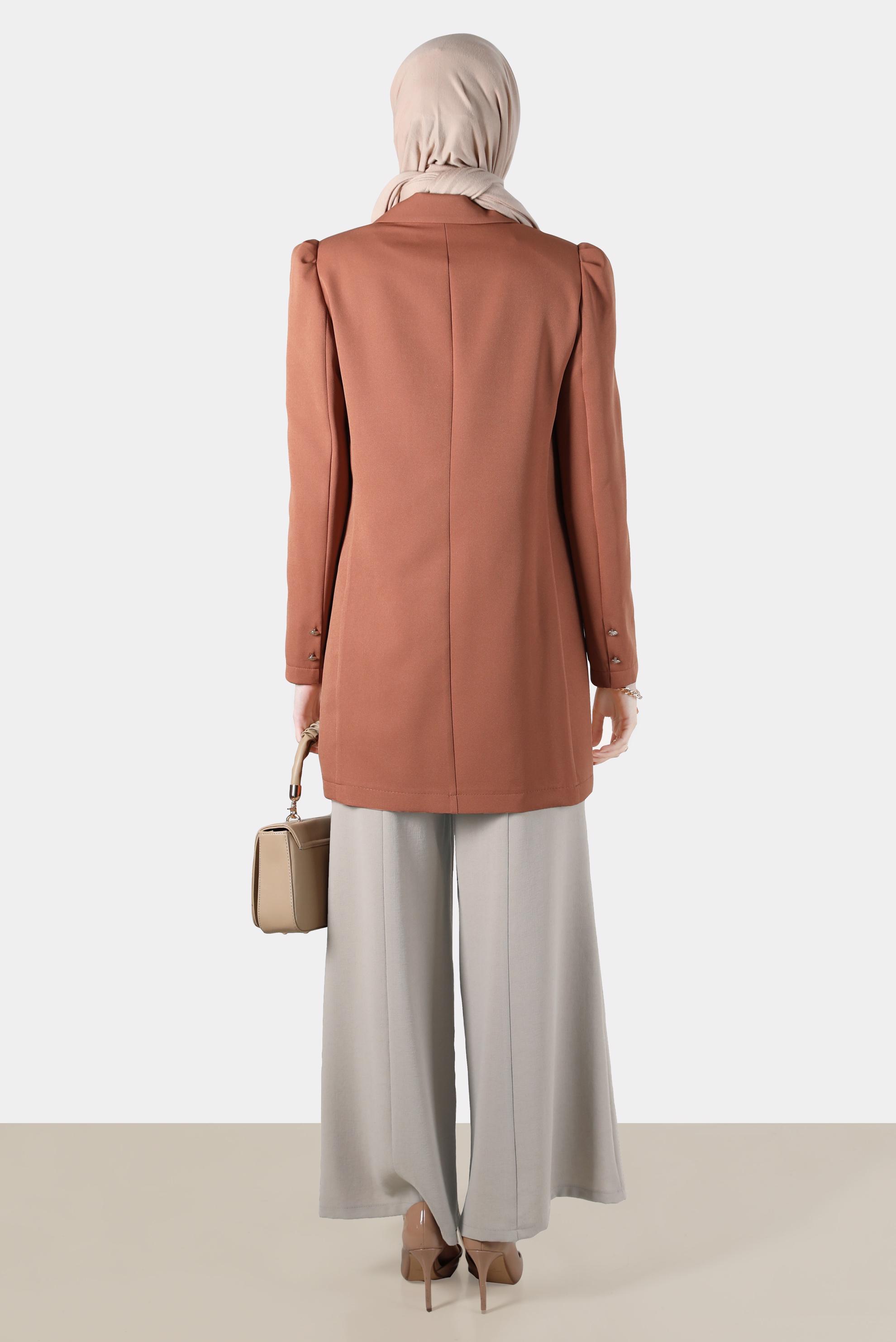 Tesettür giyim KUM BOL PAÇA PANTOLON 70376 