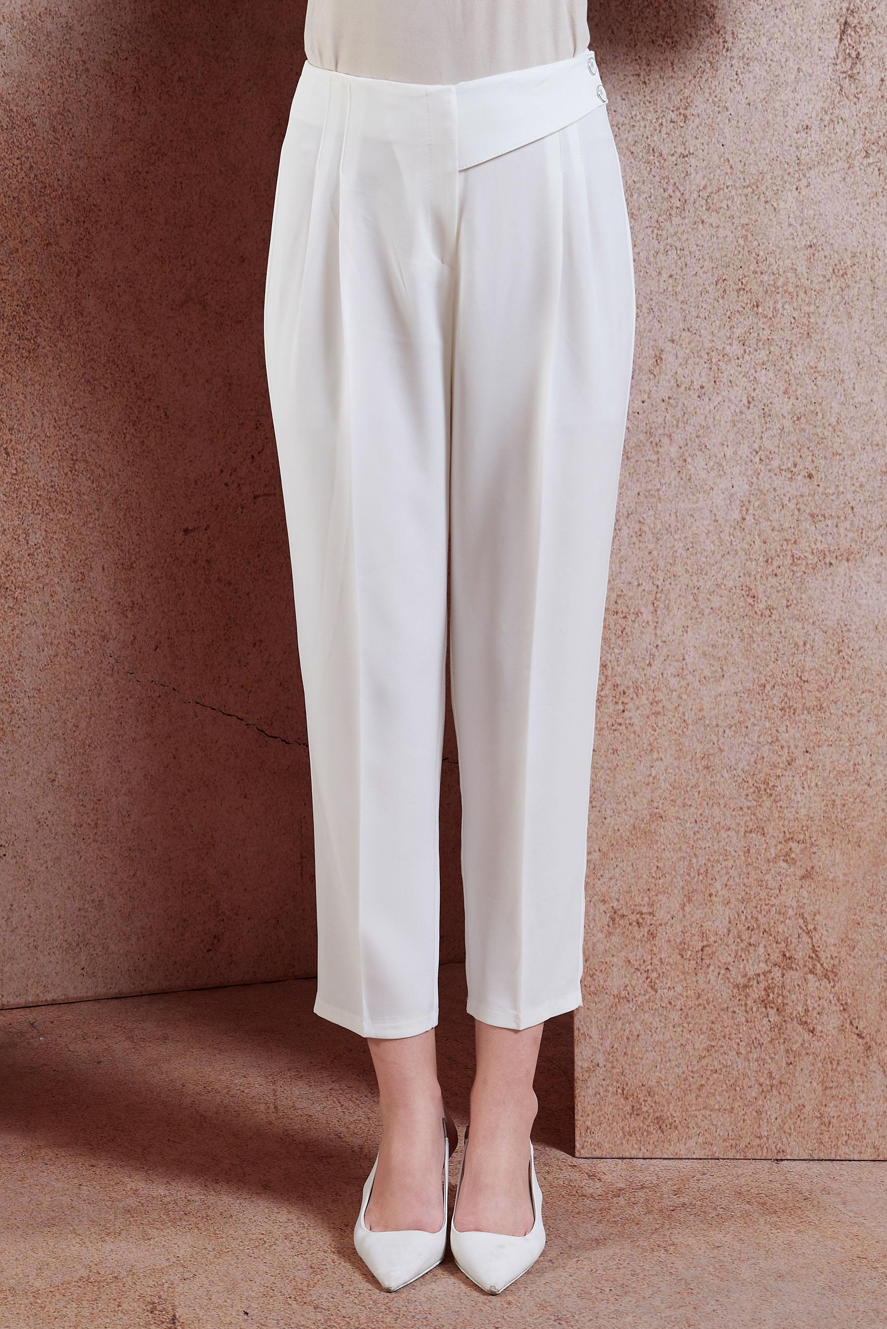 Tesettür giyim BEYAZ KLASİK KESİM PANTOLON 70379