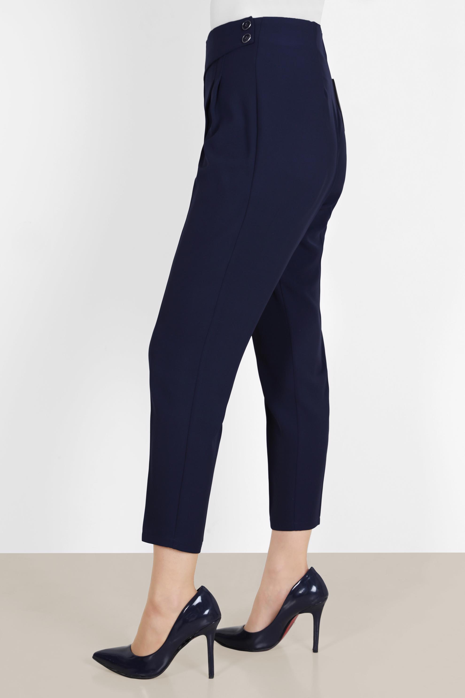 Tesettür giyim LACİVERT KLASİK KESİM PANTOLON 70379