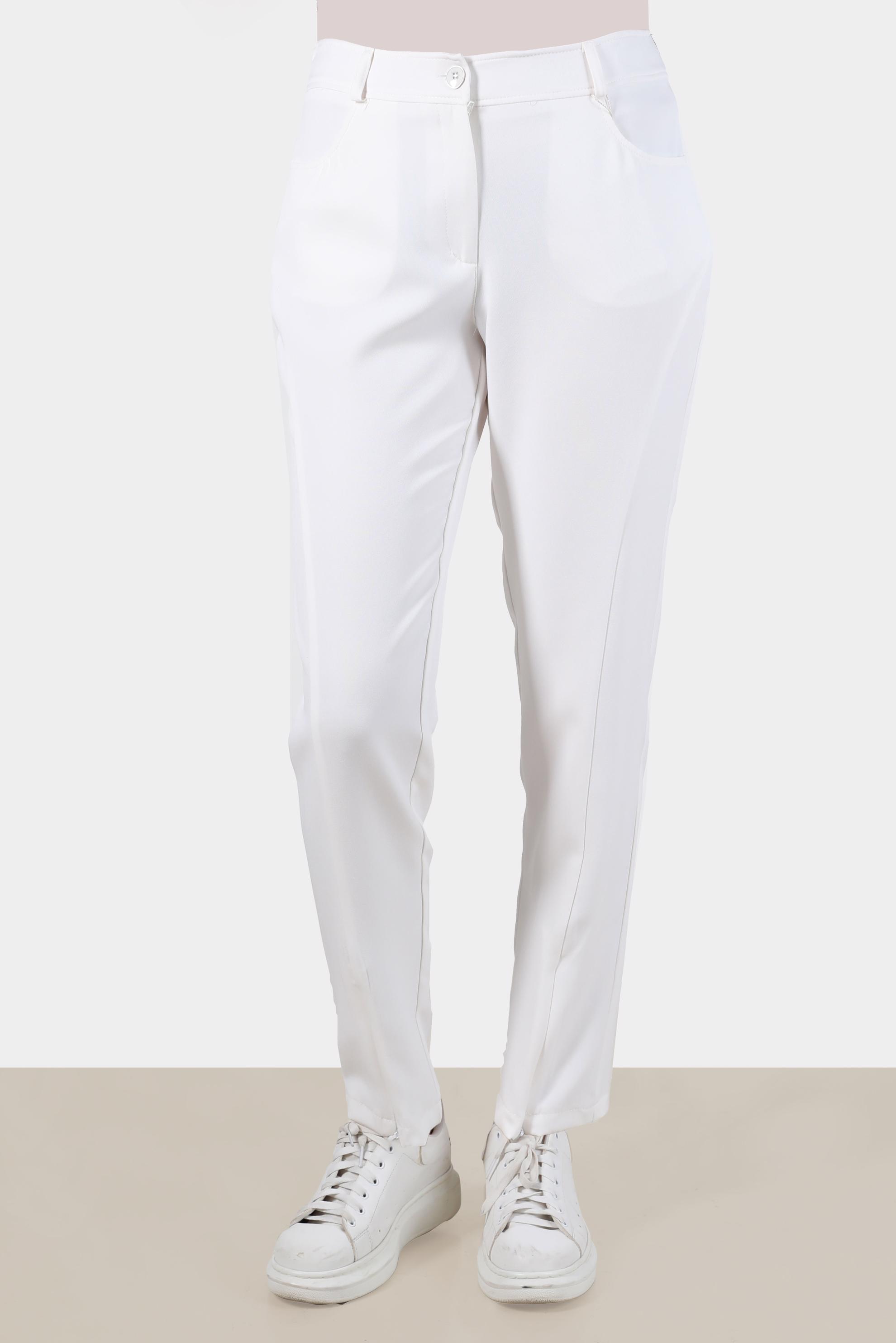Hijab clothing WHITE ZIPPER DETAIL TROUSERS 70383 