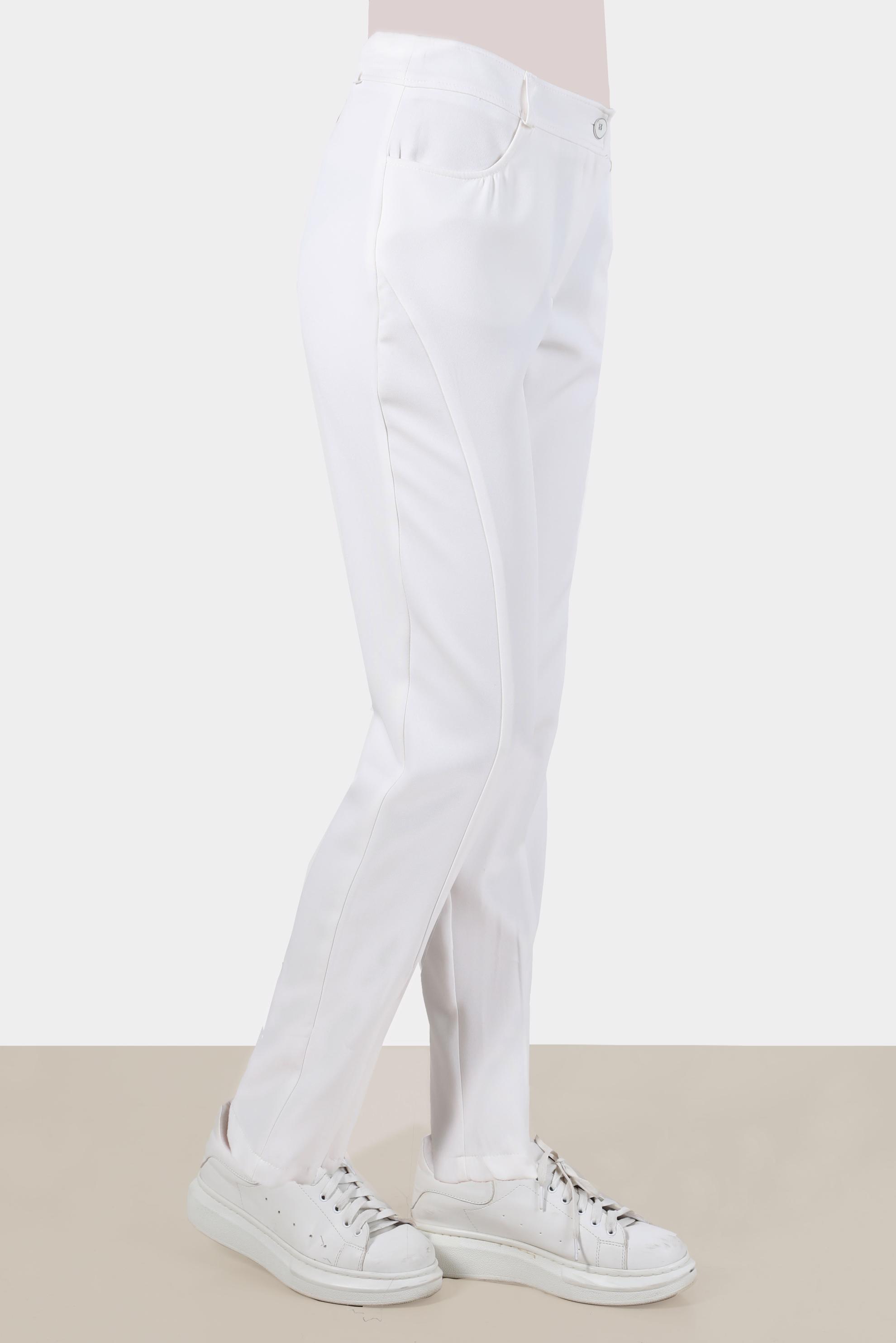 Hijab clothing WHITE ZIPPER DETAIL TROUSERS 70383 