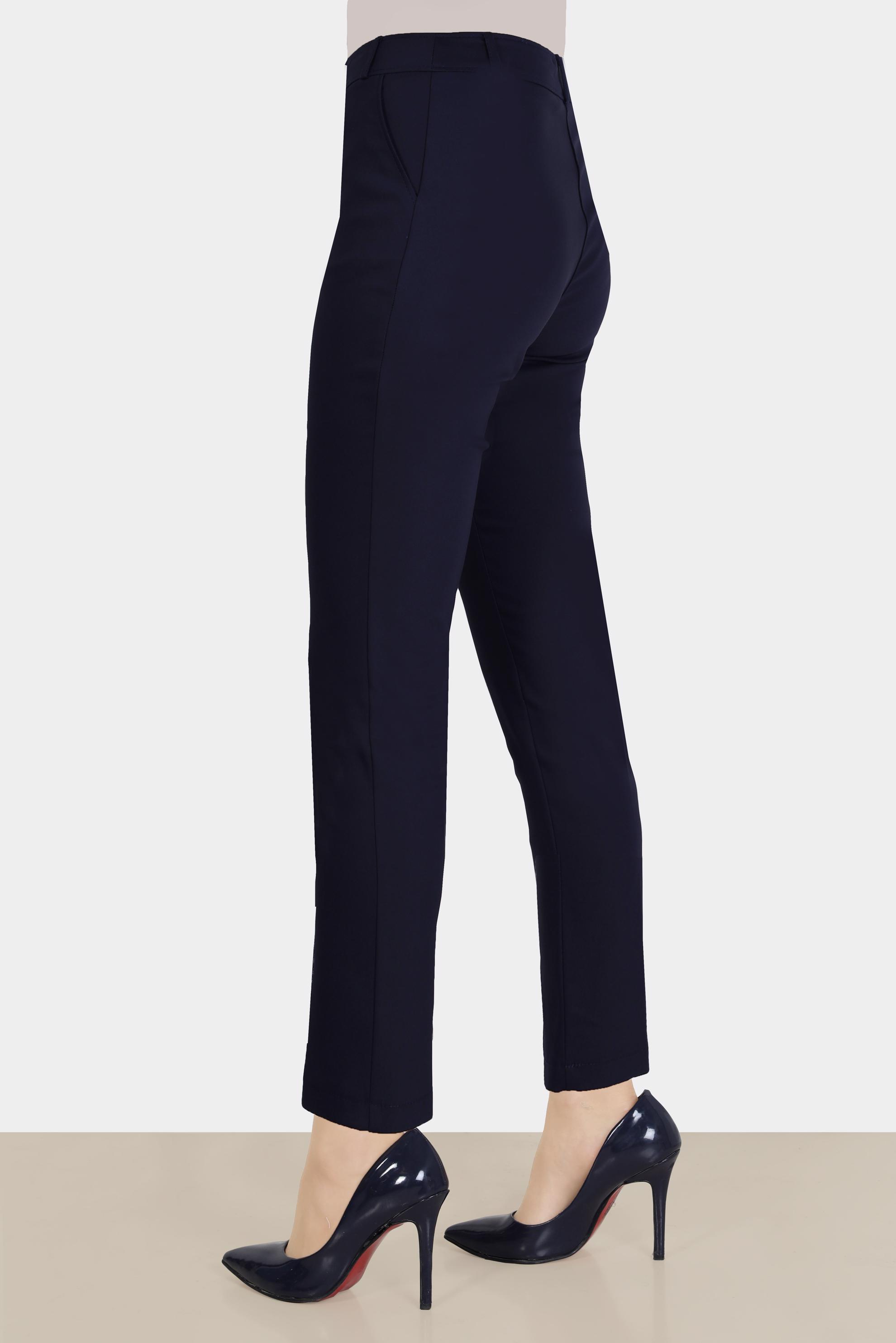 Tesettür giyim LACİVERT BORU PAÇA PANTOLON 70384 