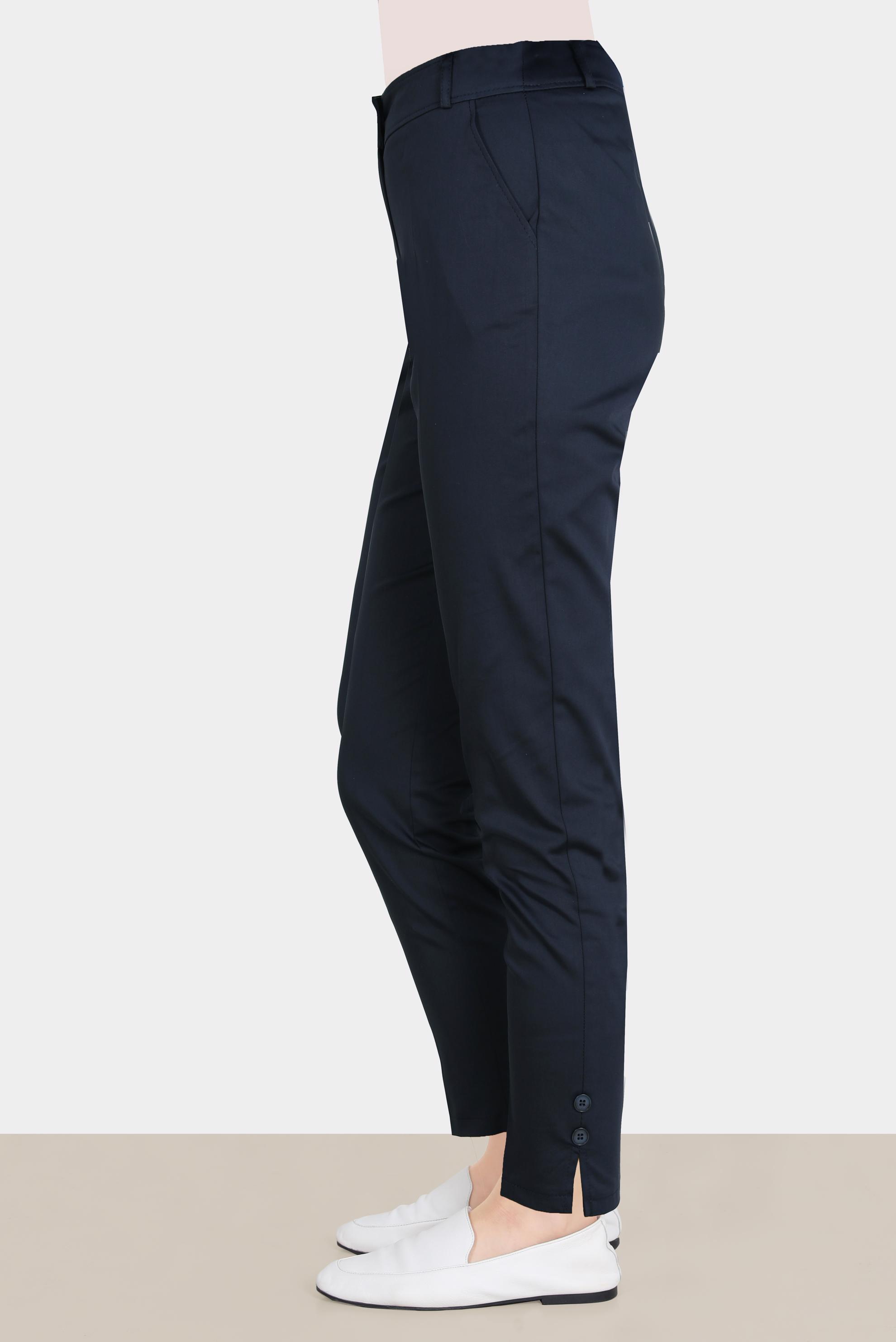 Tesettür giyim LACİVERT DÜĞME DETAYLI PANTOLON 70387 