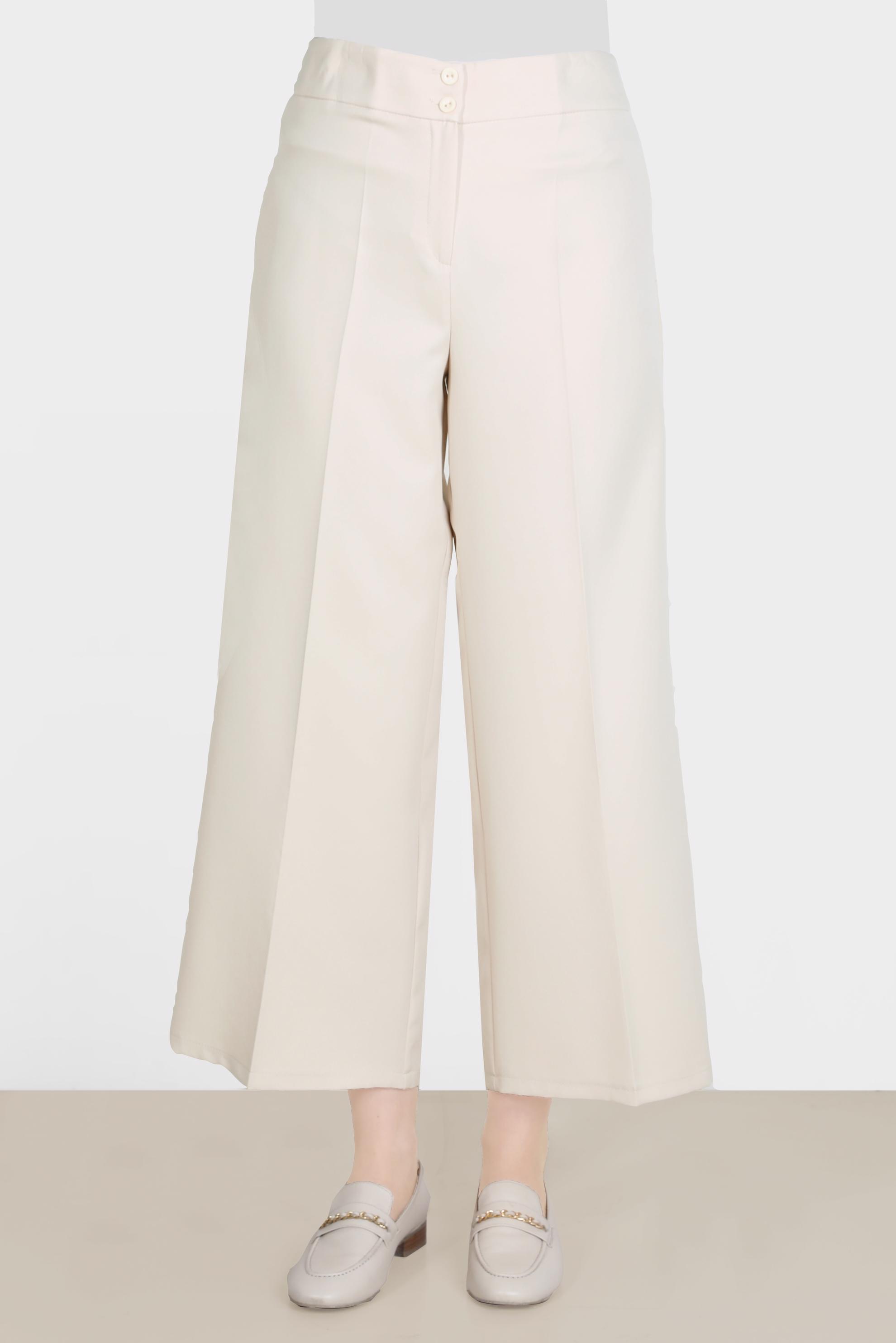 Vêtements hijab ÉCRUE PANTALON COUPE LARGE 70399