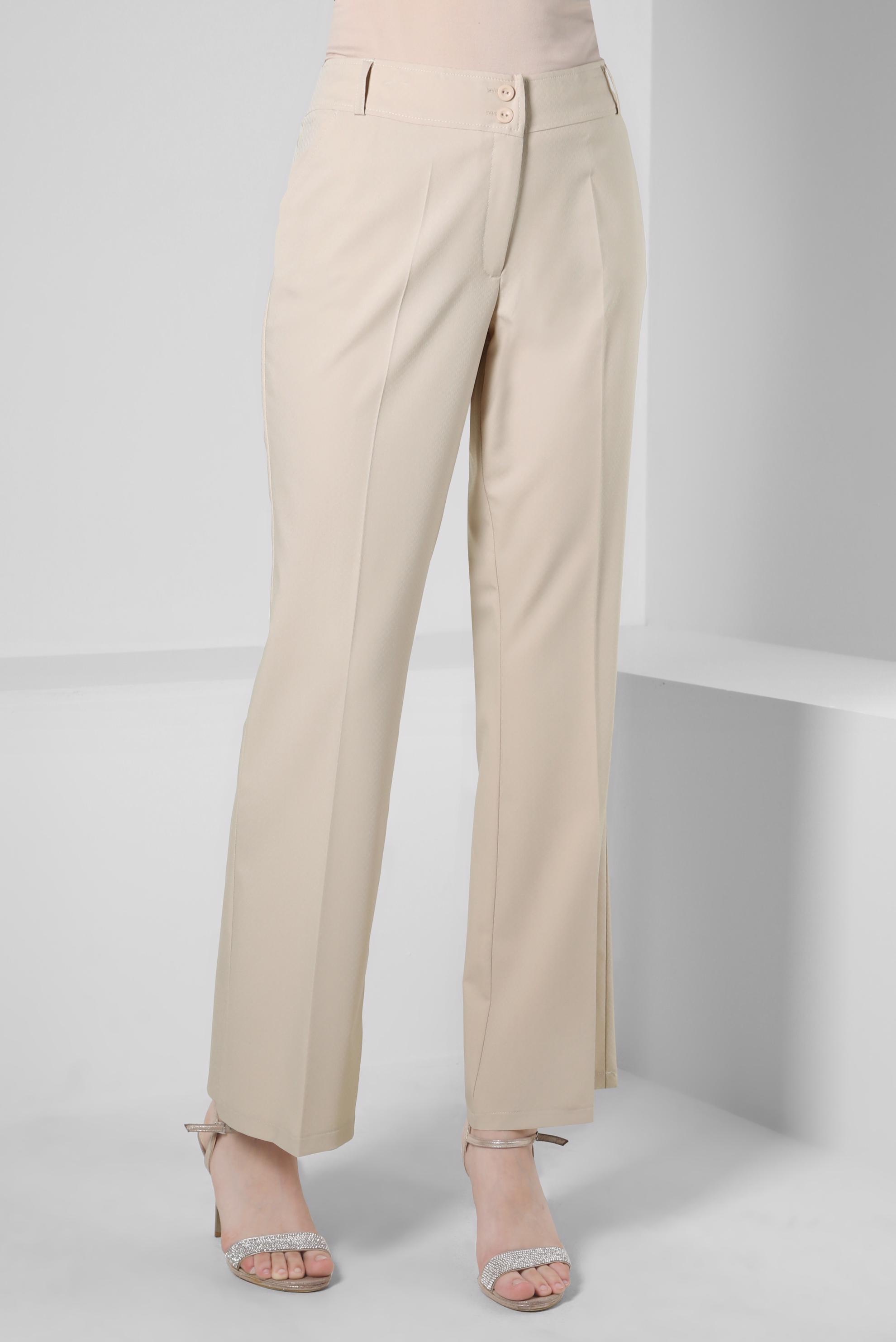 Tesettür giyim BEJ İSPANYOL PAÇA PANTOLON 70405