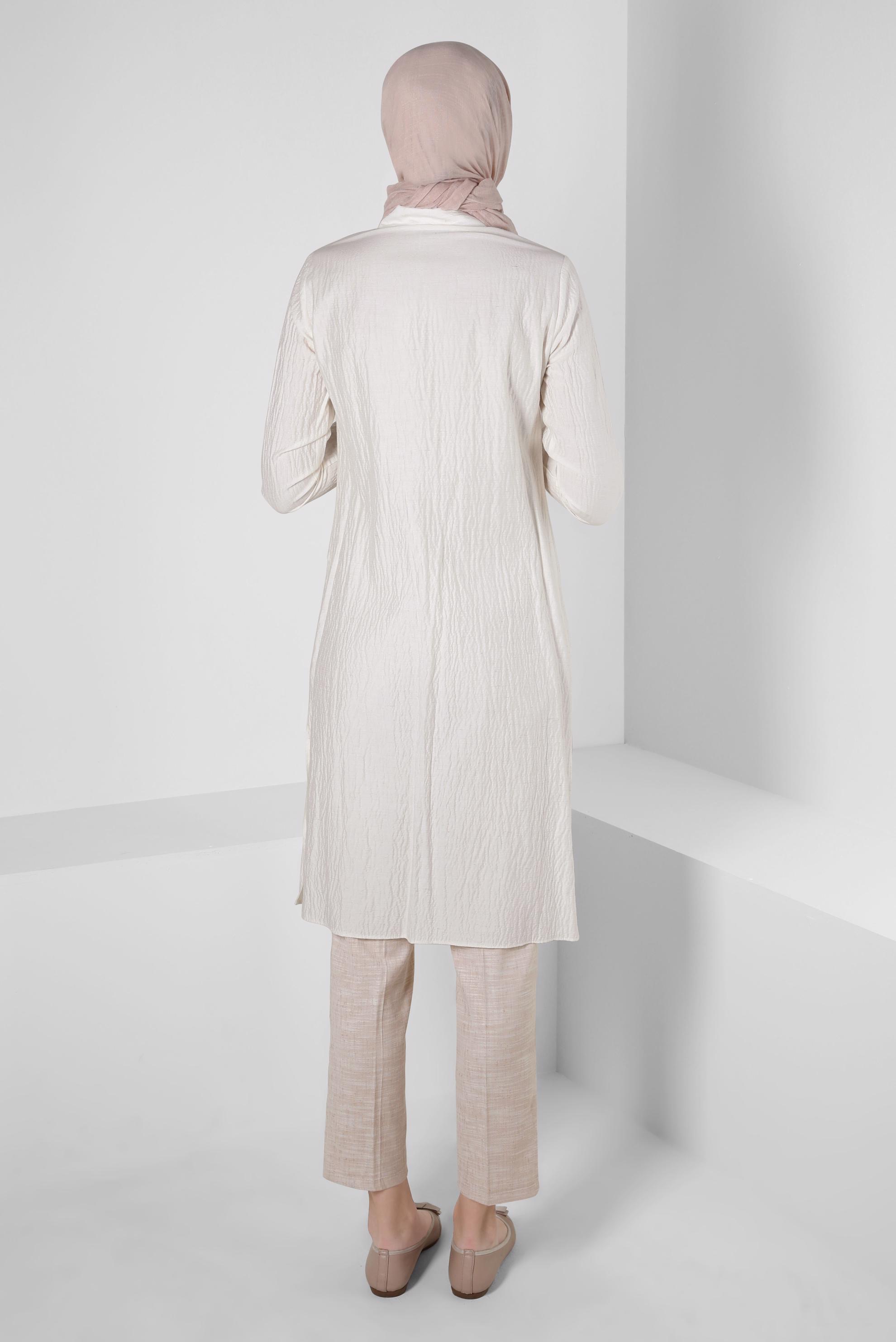 Tesettür giyim KAHVE YÜKSEK BEL PANTOLON 70406