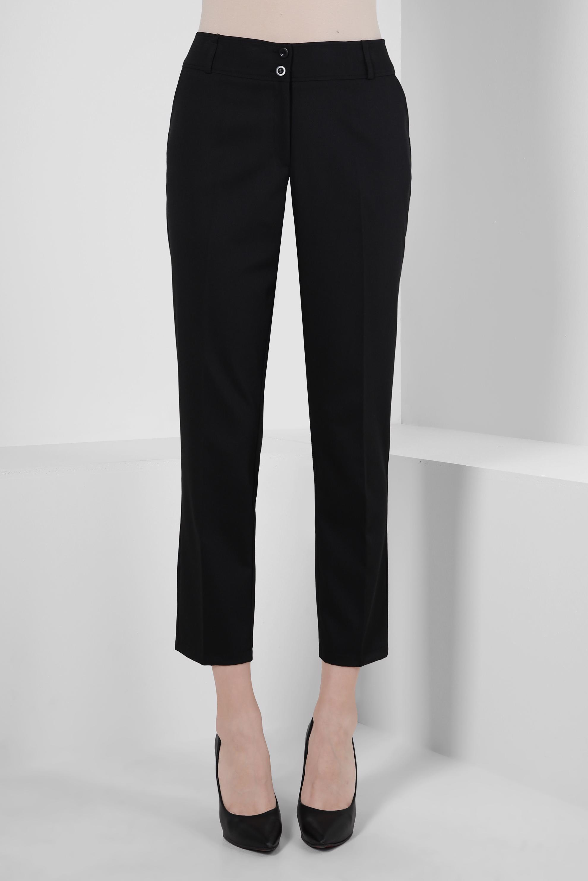 Tesettür giyim SİYAH DAR PAÇA YÜKSEK BEL PANTOLON 70407