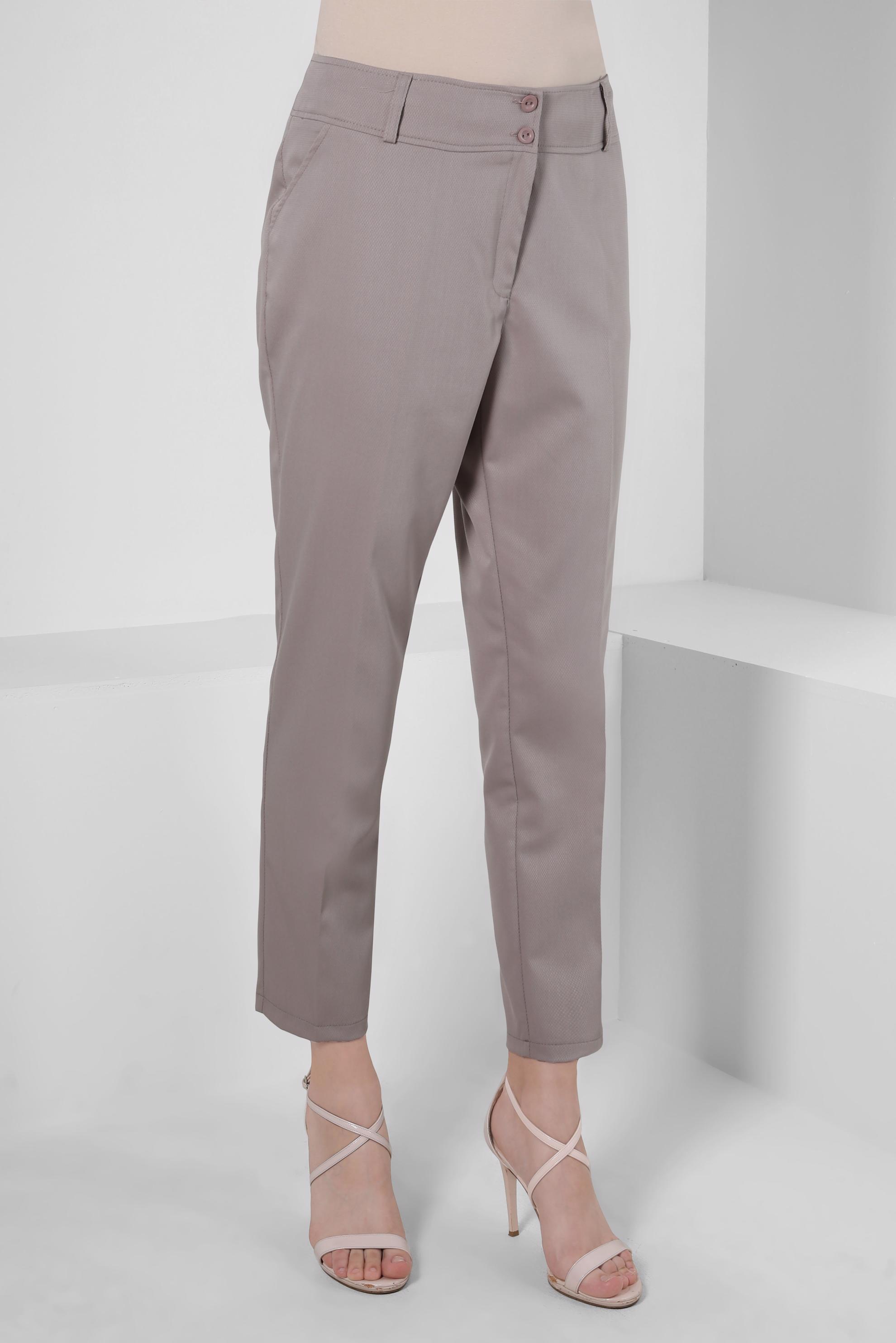 Tesettür giyim VİZON DAR PAÇA YÜKSEK BEL PANTOLON 70407