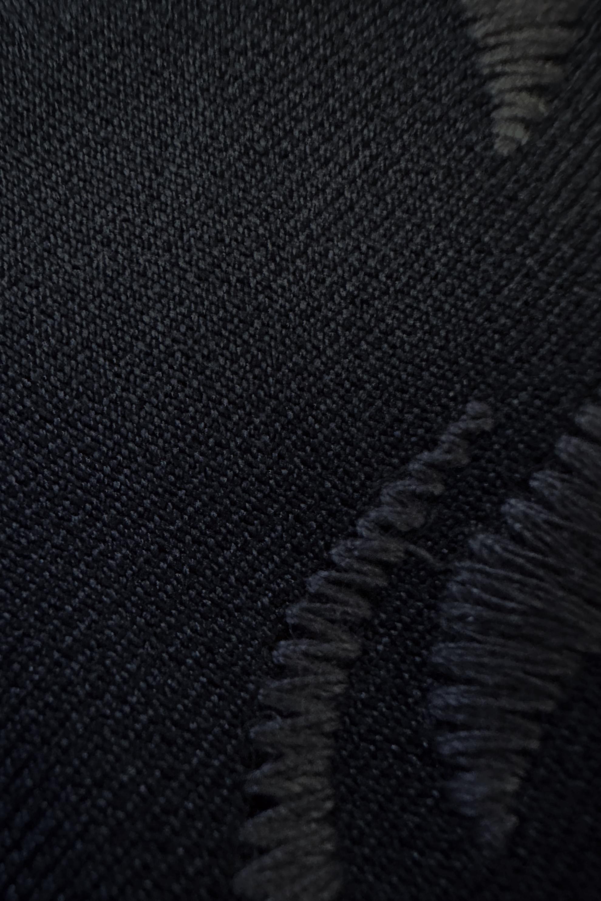 Tesettür giyim SİYAH KOLLARI NAKIŞLI PARDESÜ 10573 