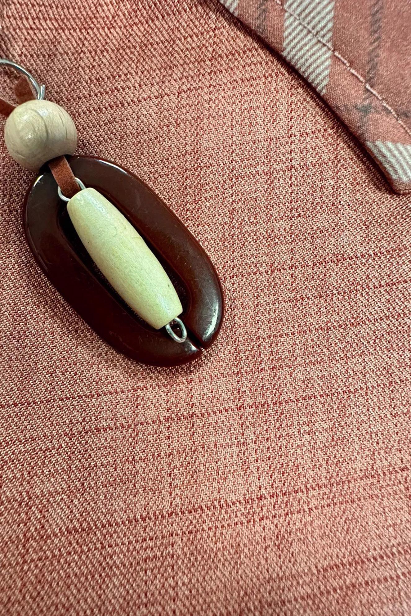 Tesettür giyim TURUNCU KAPÜŞONU EKOSE DESENLİ PARDESÜ 10576 