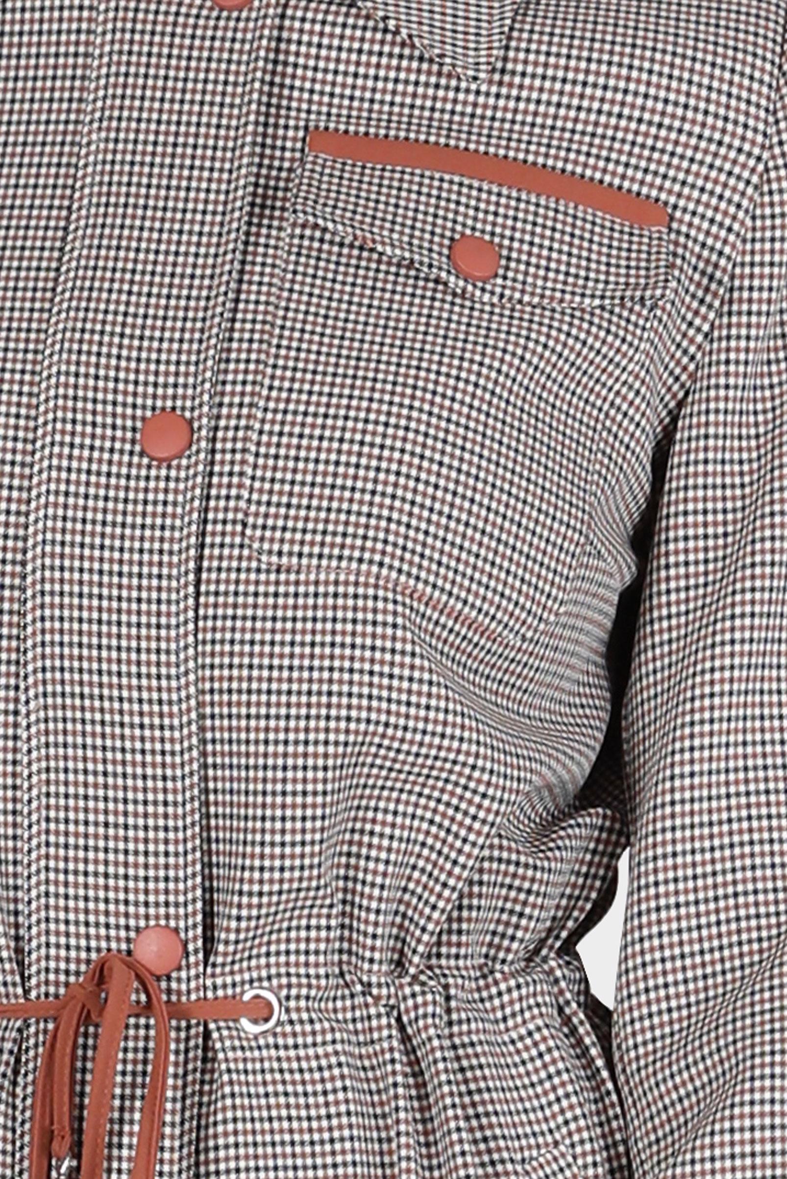 Tesettür giyim TURUNCU BELİ BÜZGÜLÜ PÖTİKARE PARDESÜ 10590 