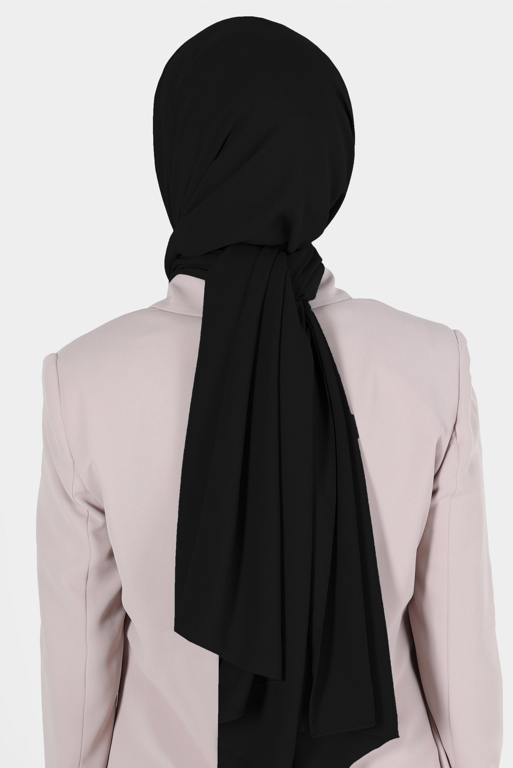 Hijab clothing BLACK ALVİNA SHAWL 8110 