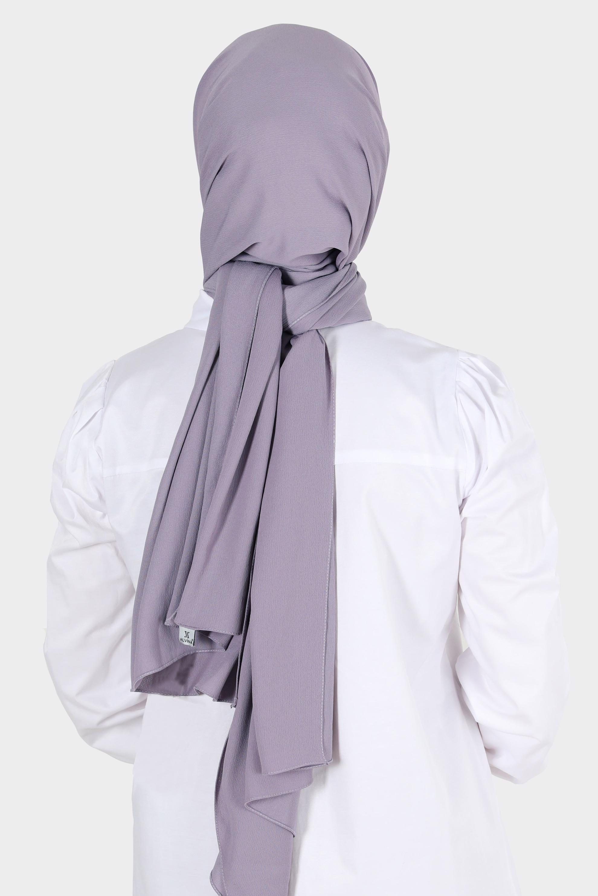 Hijab clothing PURPLE ALVİNA SHAWL 8110 