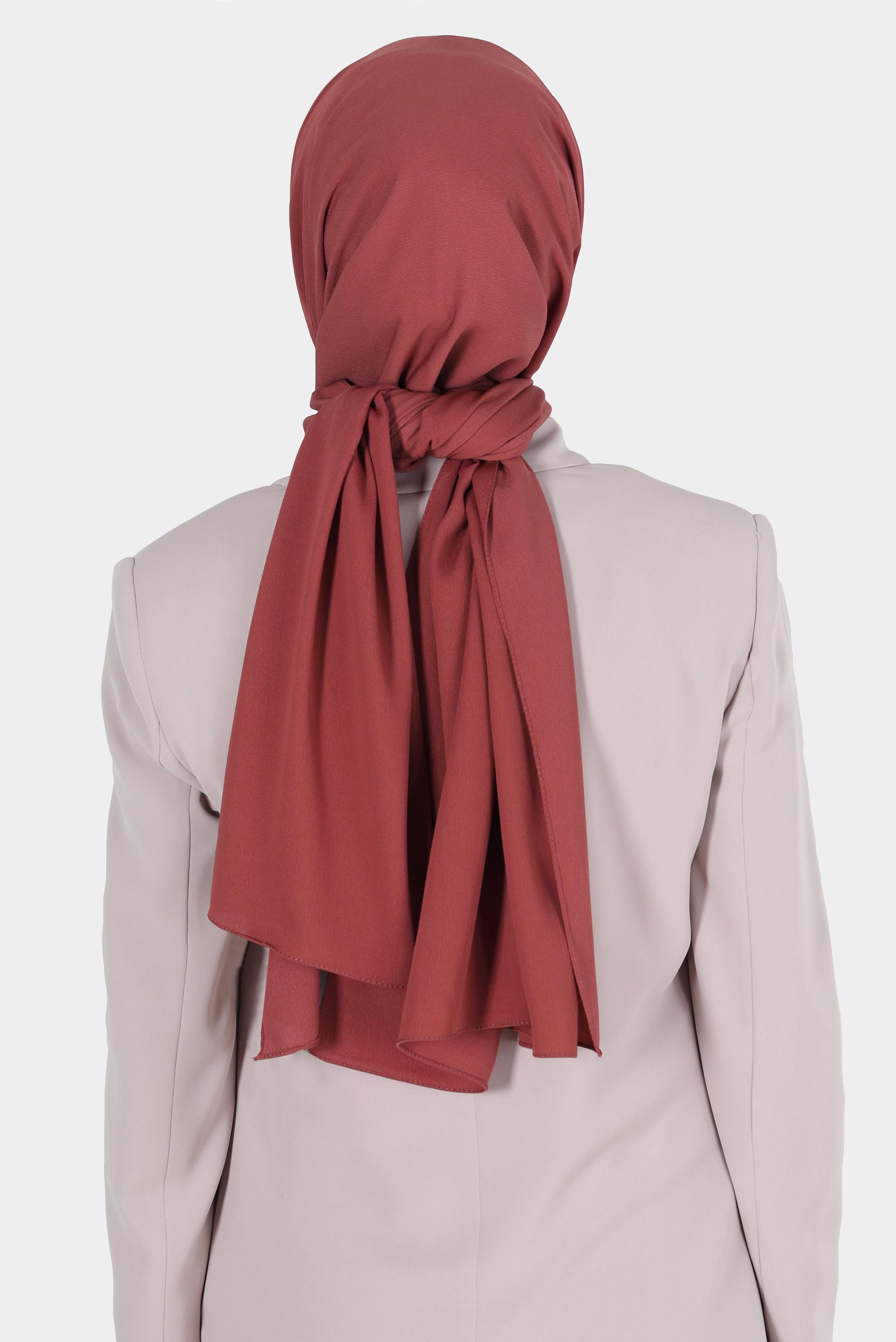 Tesettür giyim TURUNCU ALVİNA NİV ROYAL ŞAL 8110 