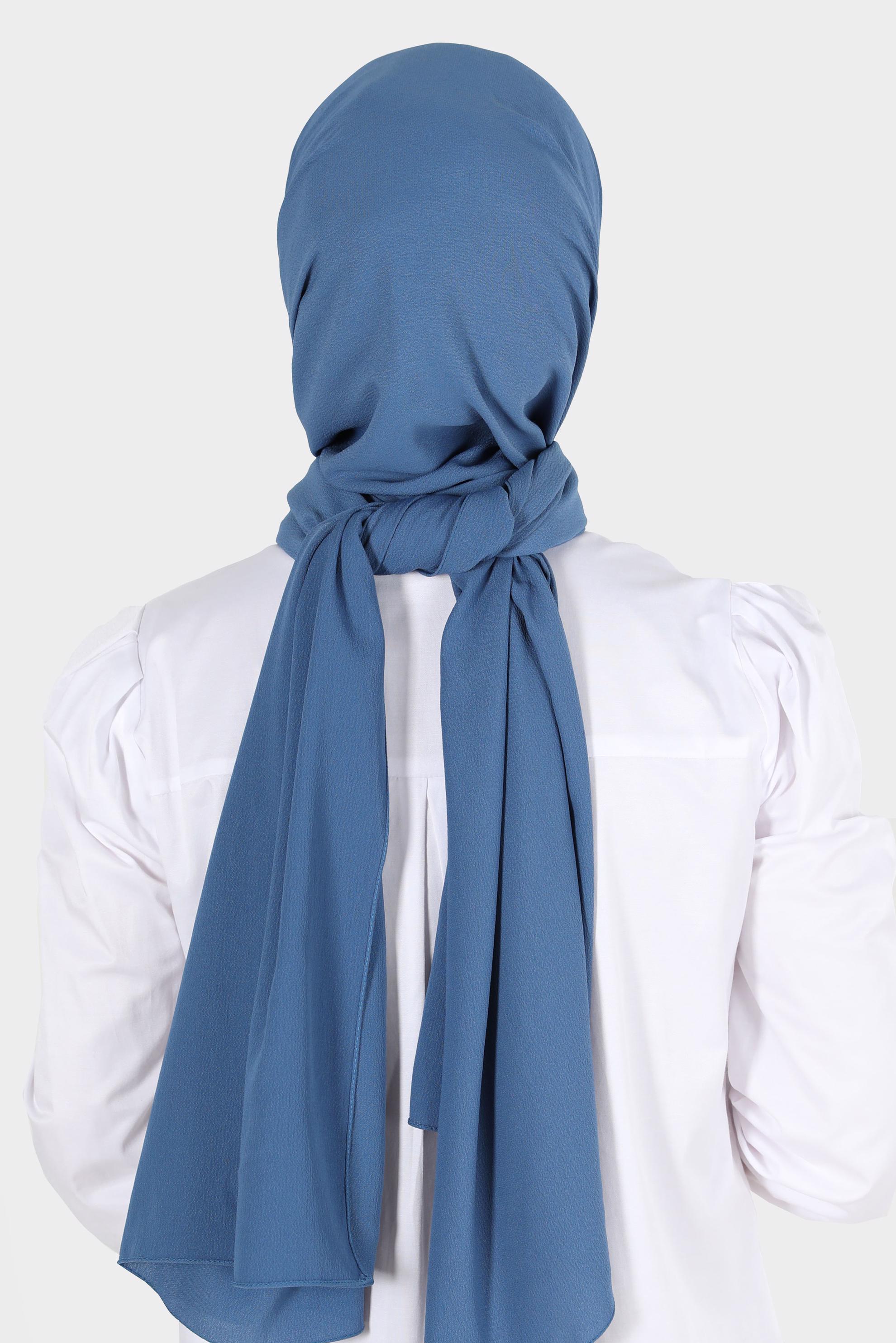 Tesettür giyim LACİVERT ALVİNA NİV ROYAL ŞAL 8110 