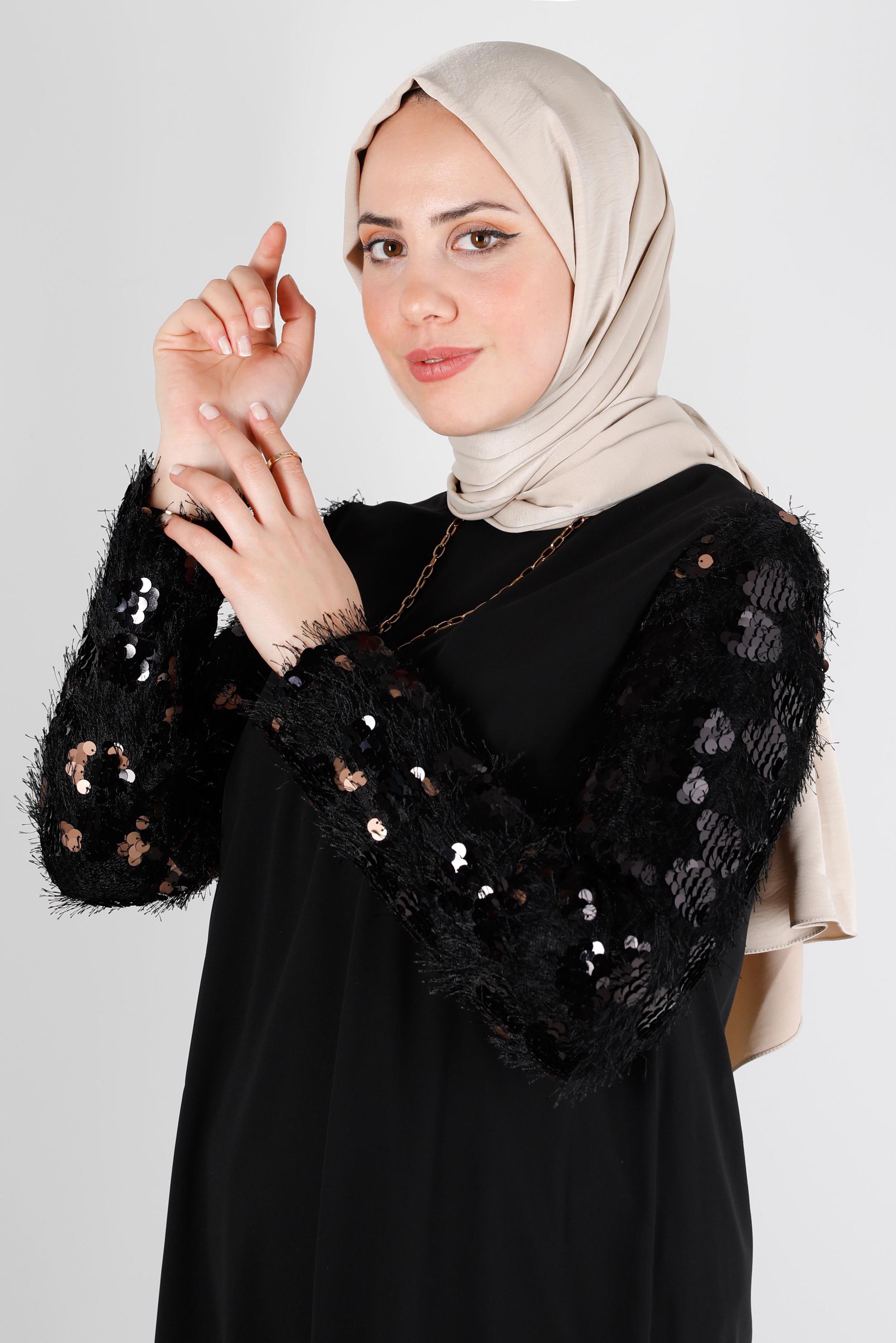 Tesettür giyim EKRU ALVİNA NANO AYROBİN ŞAL 8111