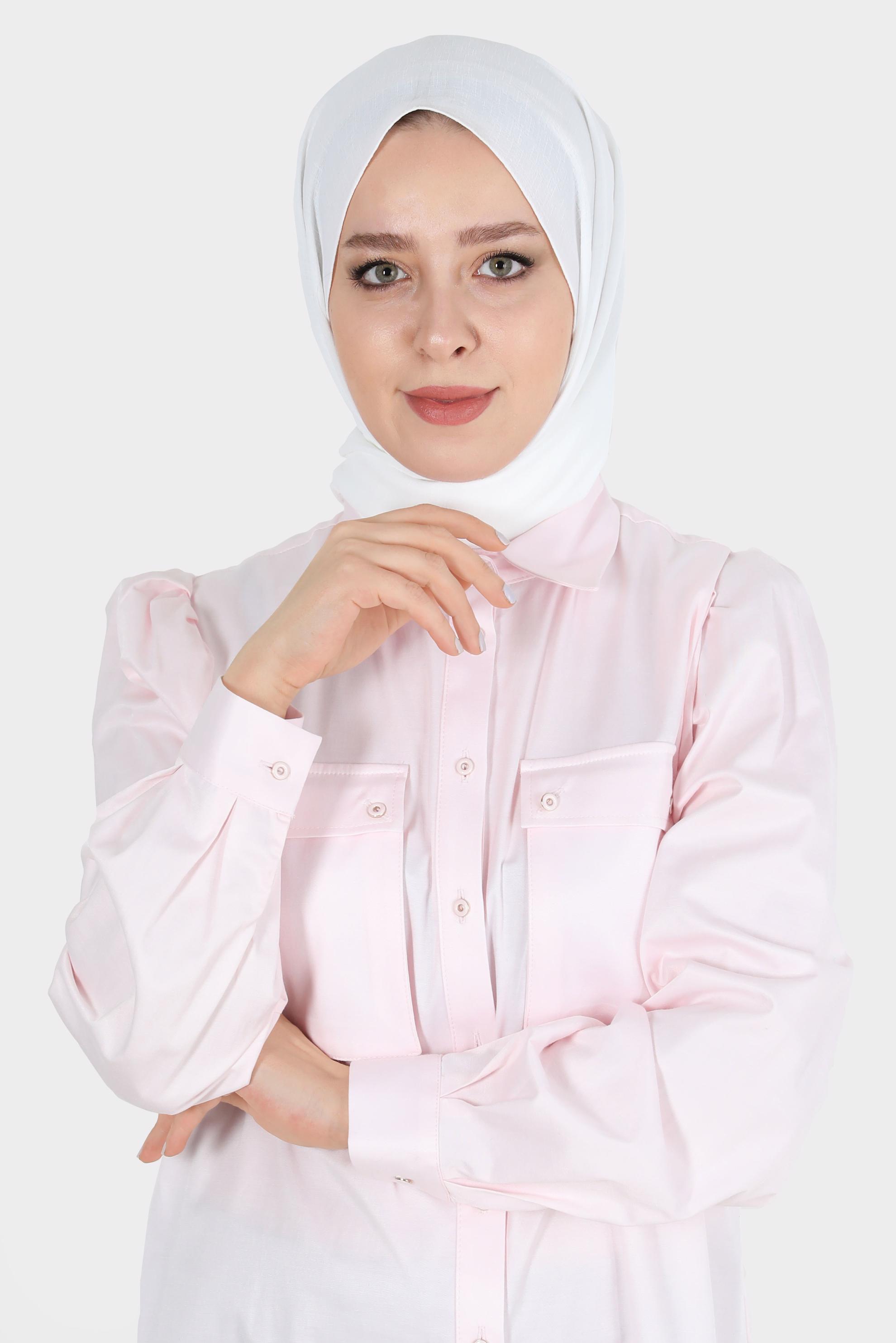 Tesettür giyim EKRU ALVİNA KETEN AYROBİN ŞAL 8112 