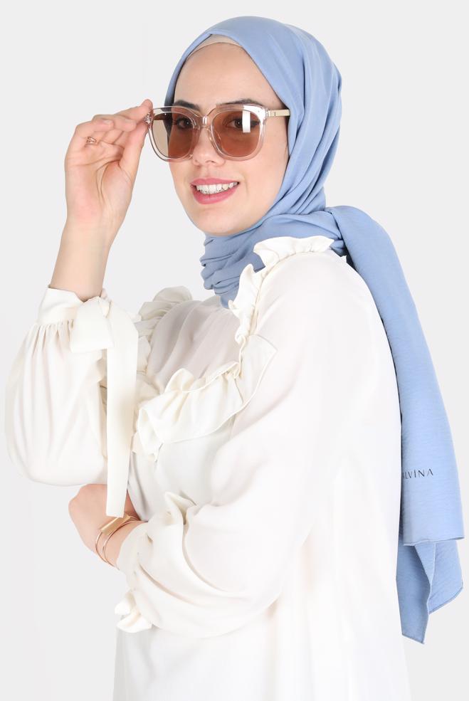 Tesettür giyim  ALVİNA PAMUK AYROBİN ŞAL 8115 - ALVİNA