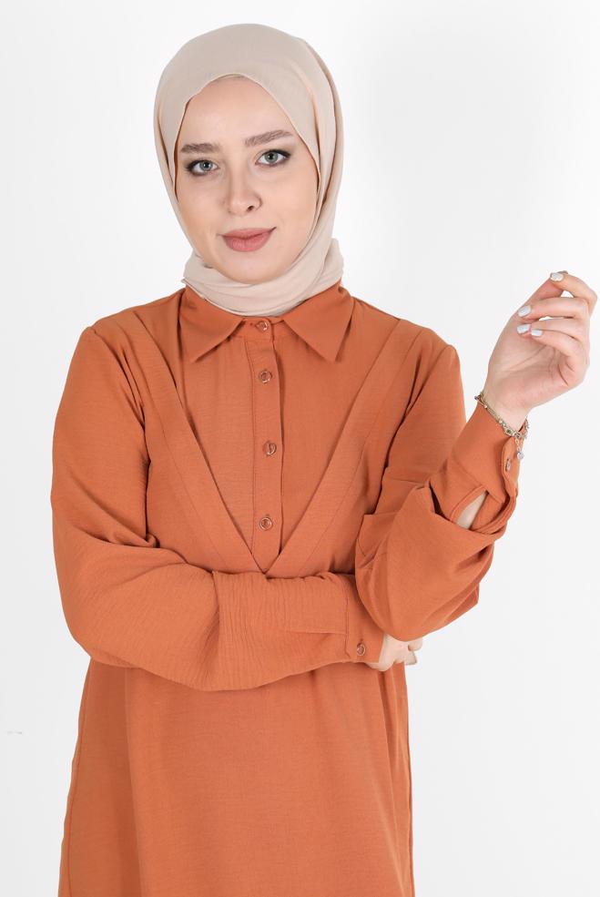 Tesettür giyim  ALVİNA PAMUK AYROBİN ŞAL 8115 - ALVİNA