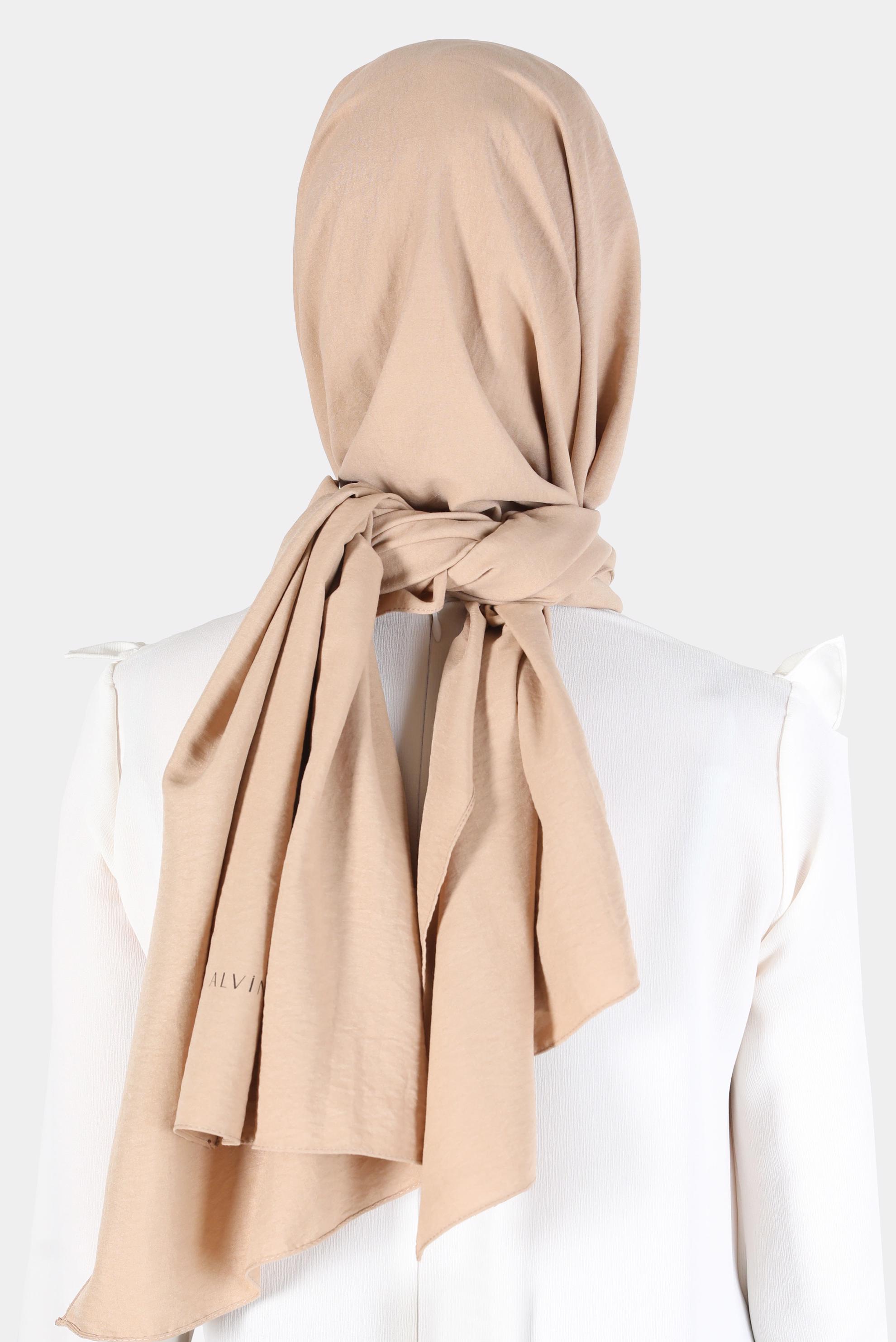 Hijab clothing COPPER / BRONZE ALVINA COTTON SHAWL 8115