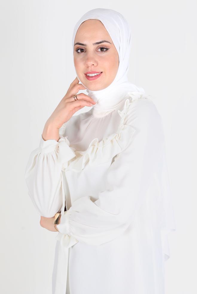 Tesettür giyim  ALVİNA PARLAK CAZ ŞAL 8116 - ALVİNA