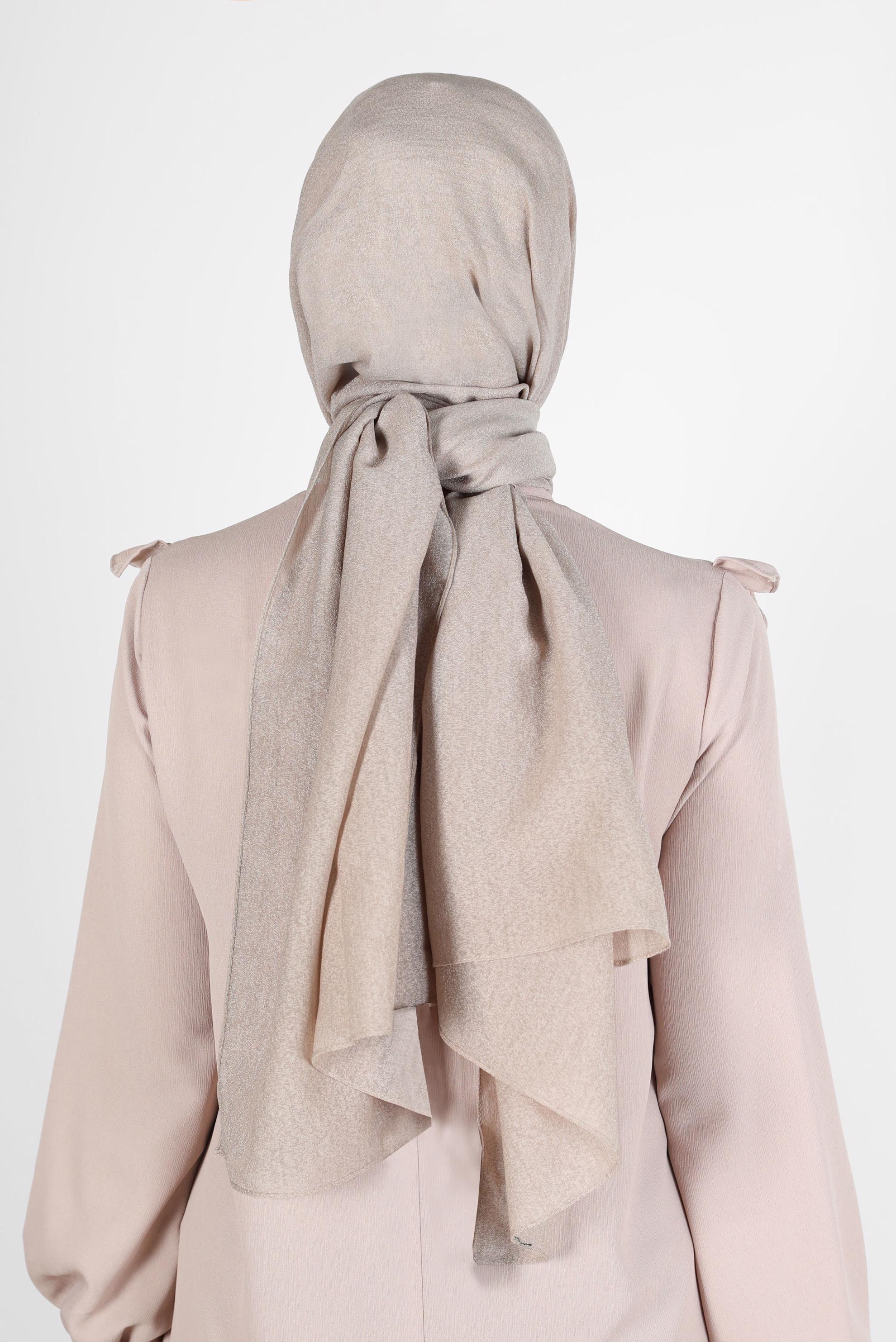 Hijab clothing BEIGE ALVİNA SHAWL 8125 