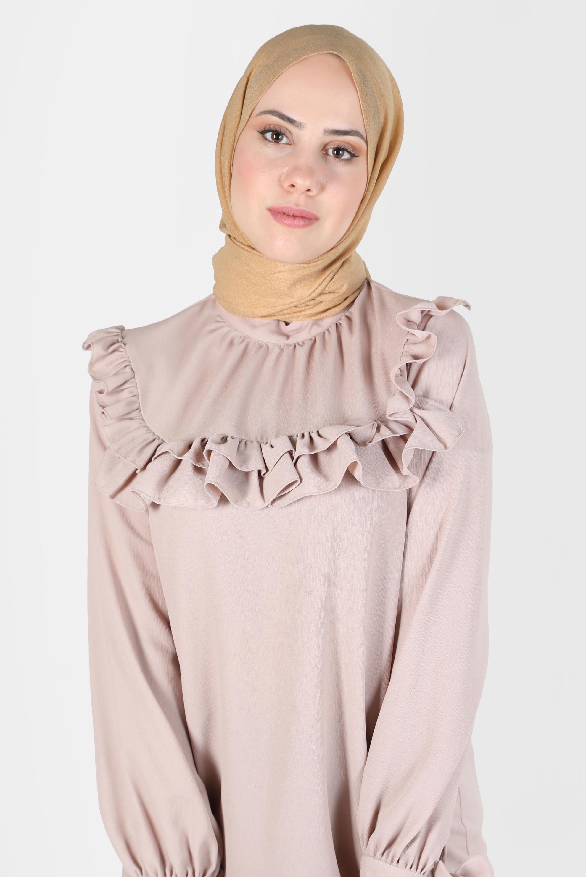 Tesettür giyim ALTIN ALVİNA KAR İPLİĞİ ŞAL 8125 