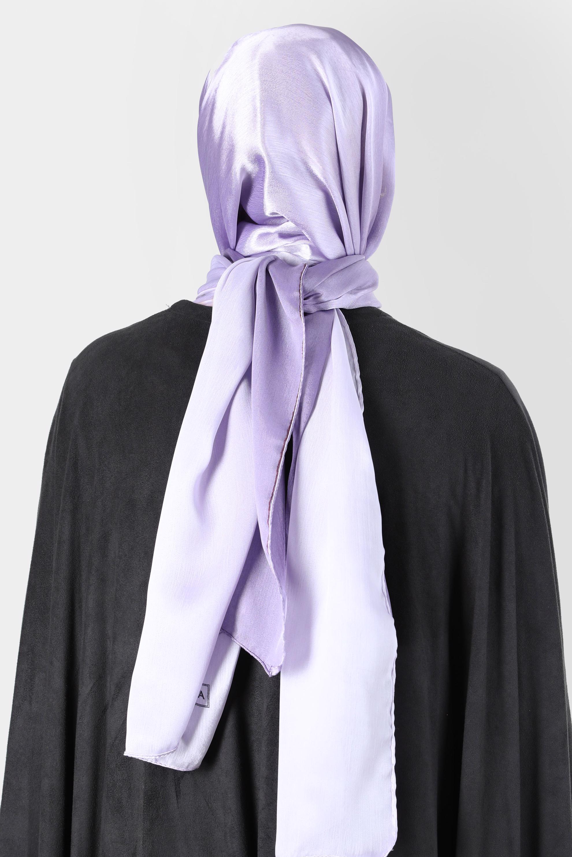 Tesettür giyim MOR ALVİNA JANJANLI DEGRADE ŞAL 8129