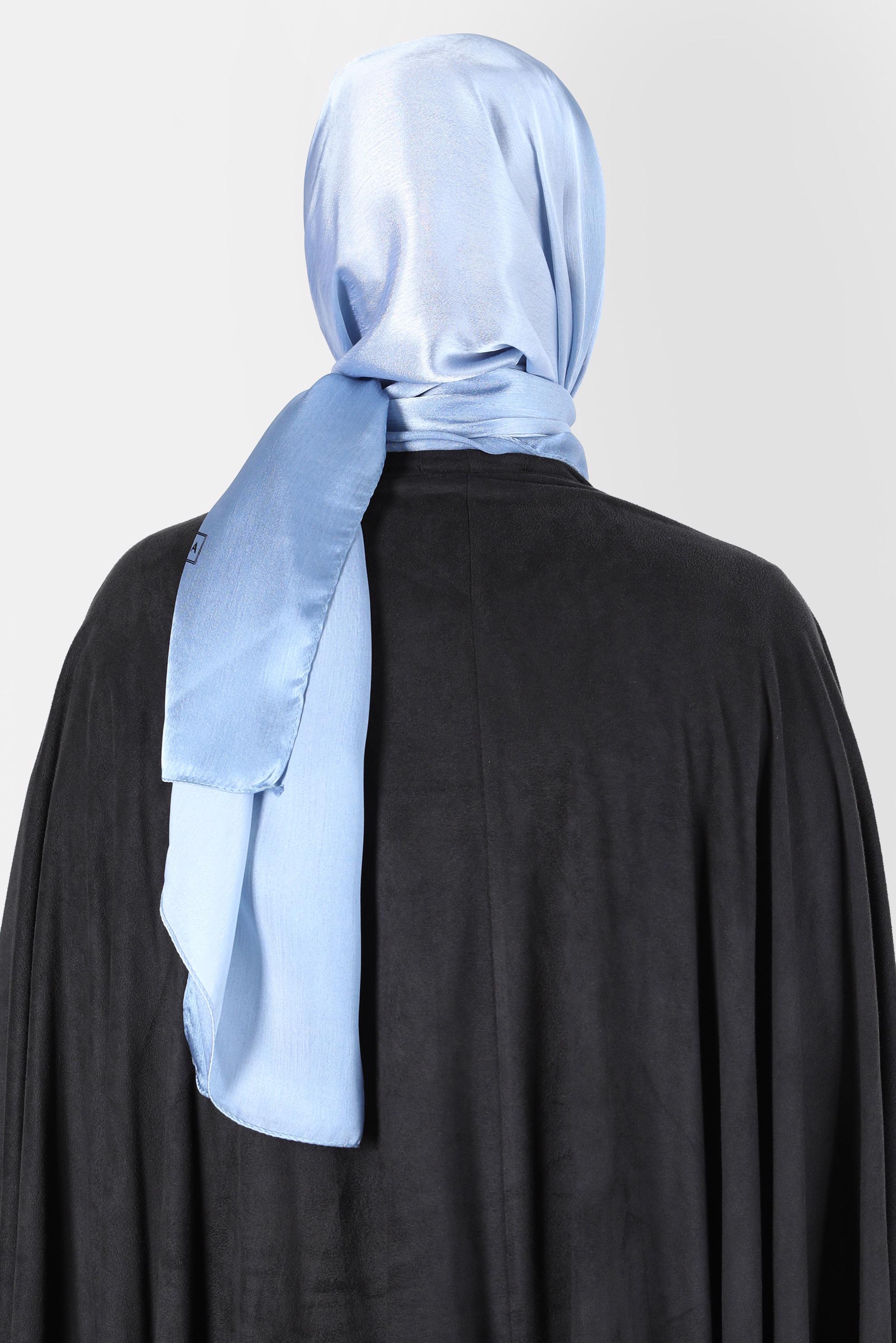 Tesettür giyim LACİVERT ALVİNA JANJANLI DEGRADE ŞAL 8129