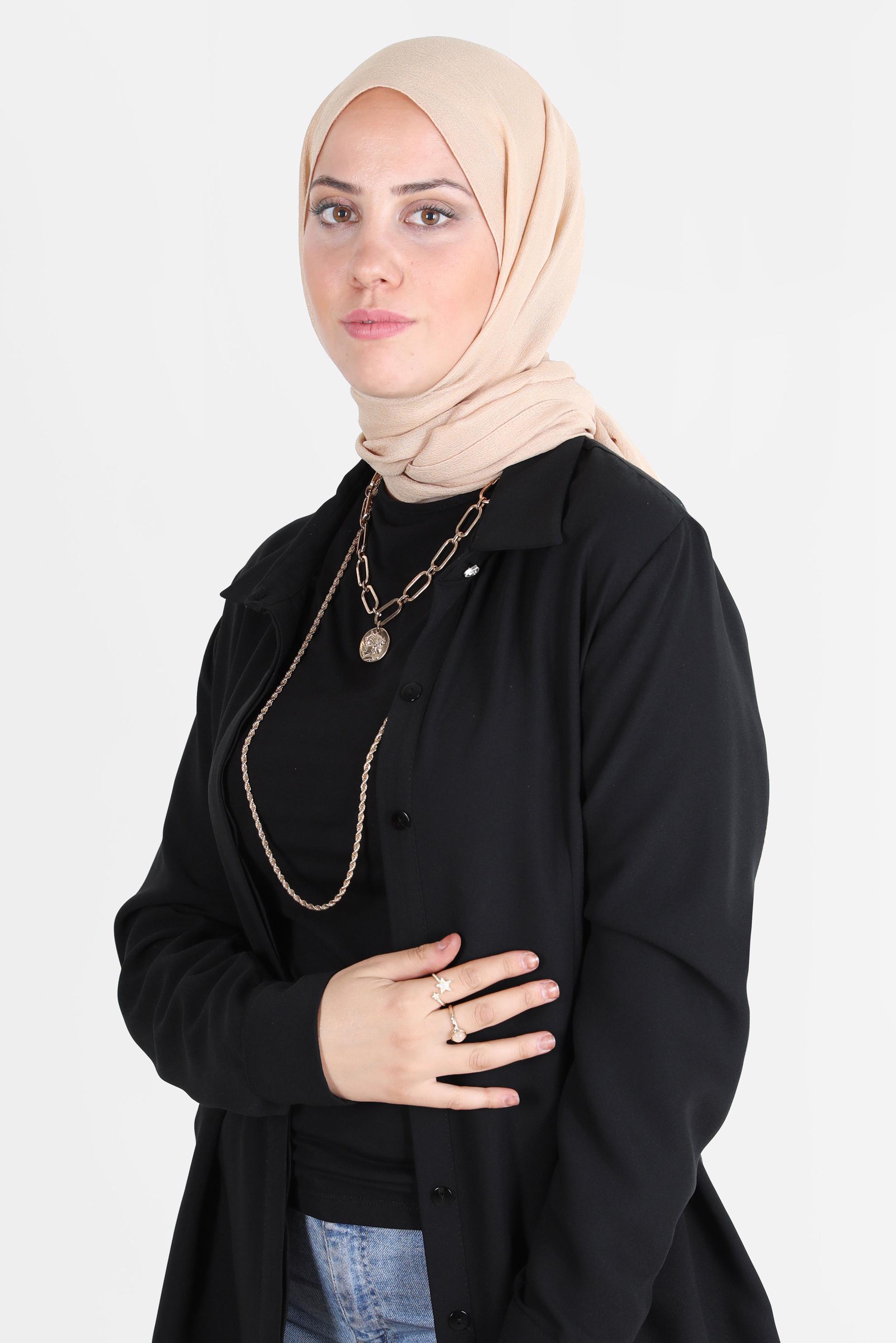 Hijab clothing BEIGE ALVİNA SHAWL 8138