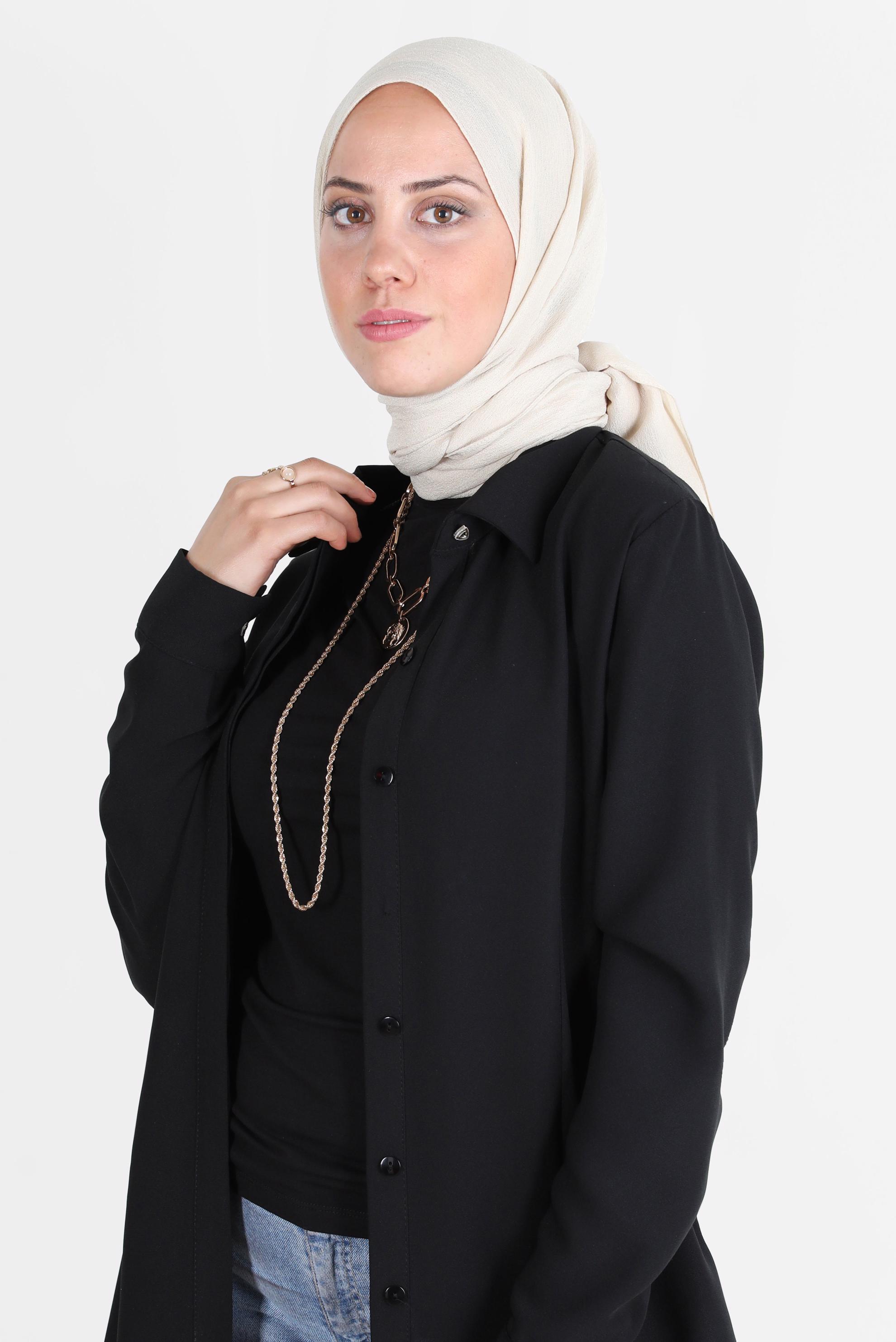 Hijab clothing BEIGE ALVİNA SHAWL 8138