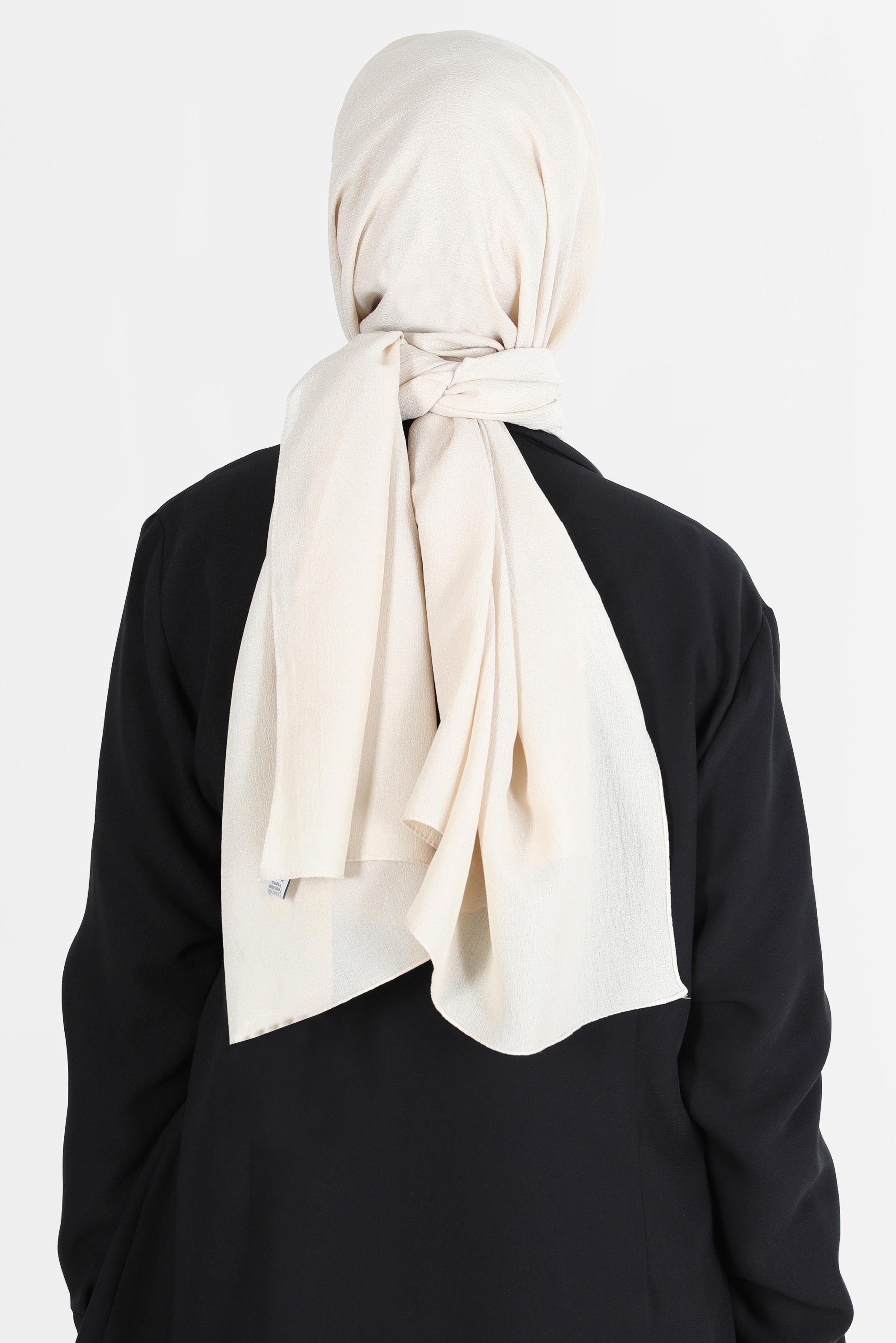Hijab clothing BEIGE ALVİNA SHAWL 8138